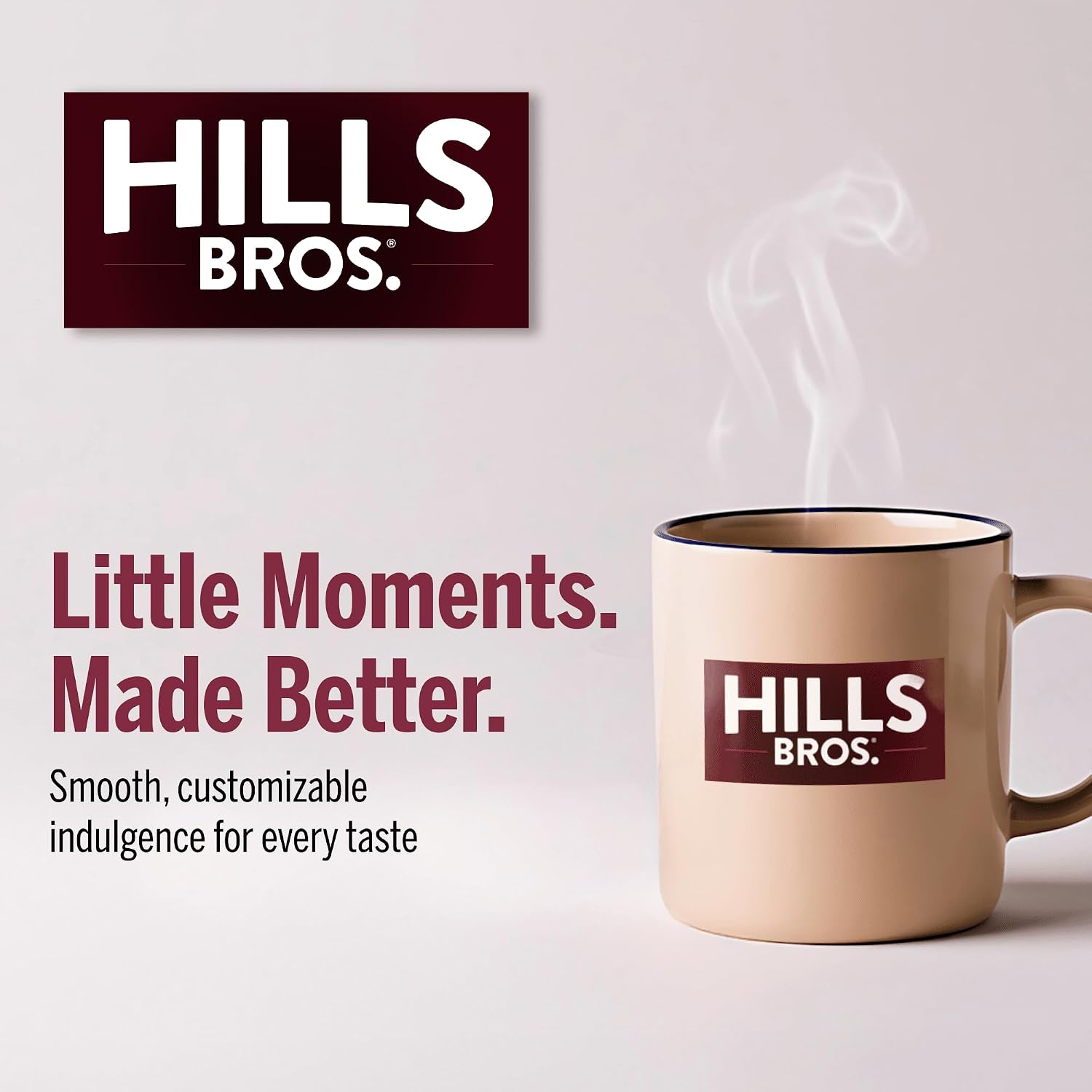 Hills Bros Single Serve Coffee Pods, 100% Colombian Ground Coffee, Medium Roast, 12 Count – Keurig Compatible, Roasted 100% Arabica Beans, Smooth Balanced Flavor