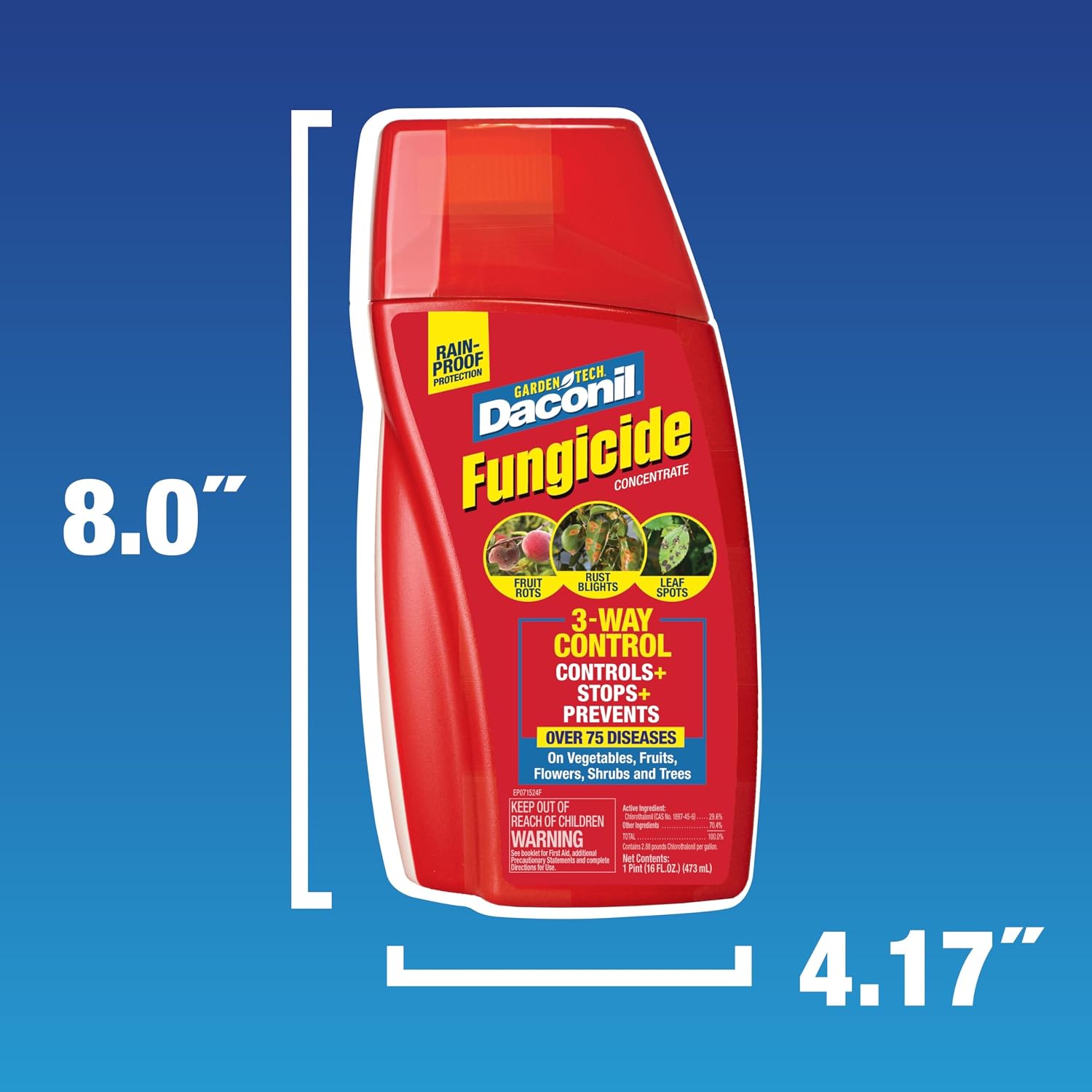 Daconil Fungicide Concentrate RFID 16 Fluid Ounces