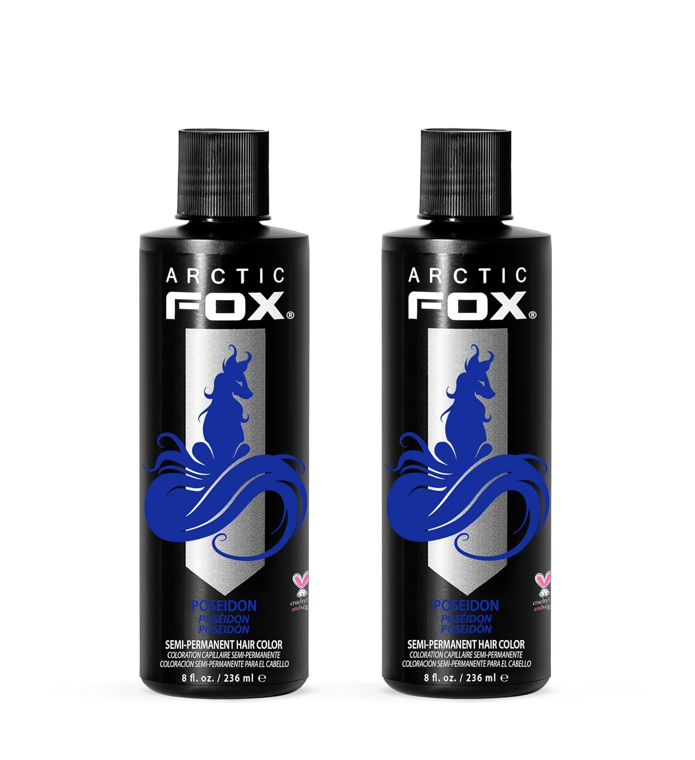 ARCTIC FOX Virgin Pink Semi-Permanent Hair Color - Vegan - 4 fl oz | Vivid and Vibrant, Cruelty Free, Ammonia Free, Peroxide Free, , Cream Formula