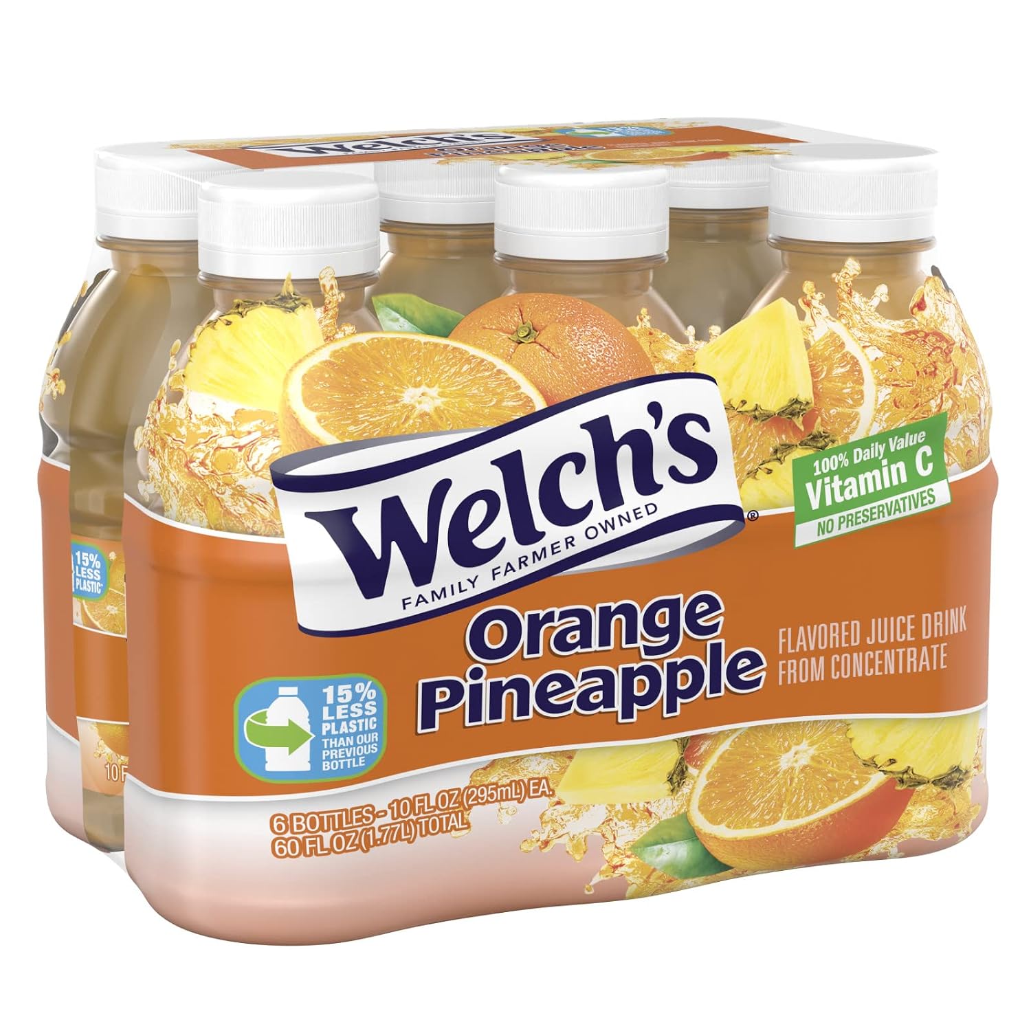 Welch's Juice 64oz Bottle (Pack of 4) Choose Flavor Below (Light Concord Grape Juice)
