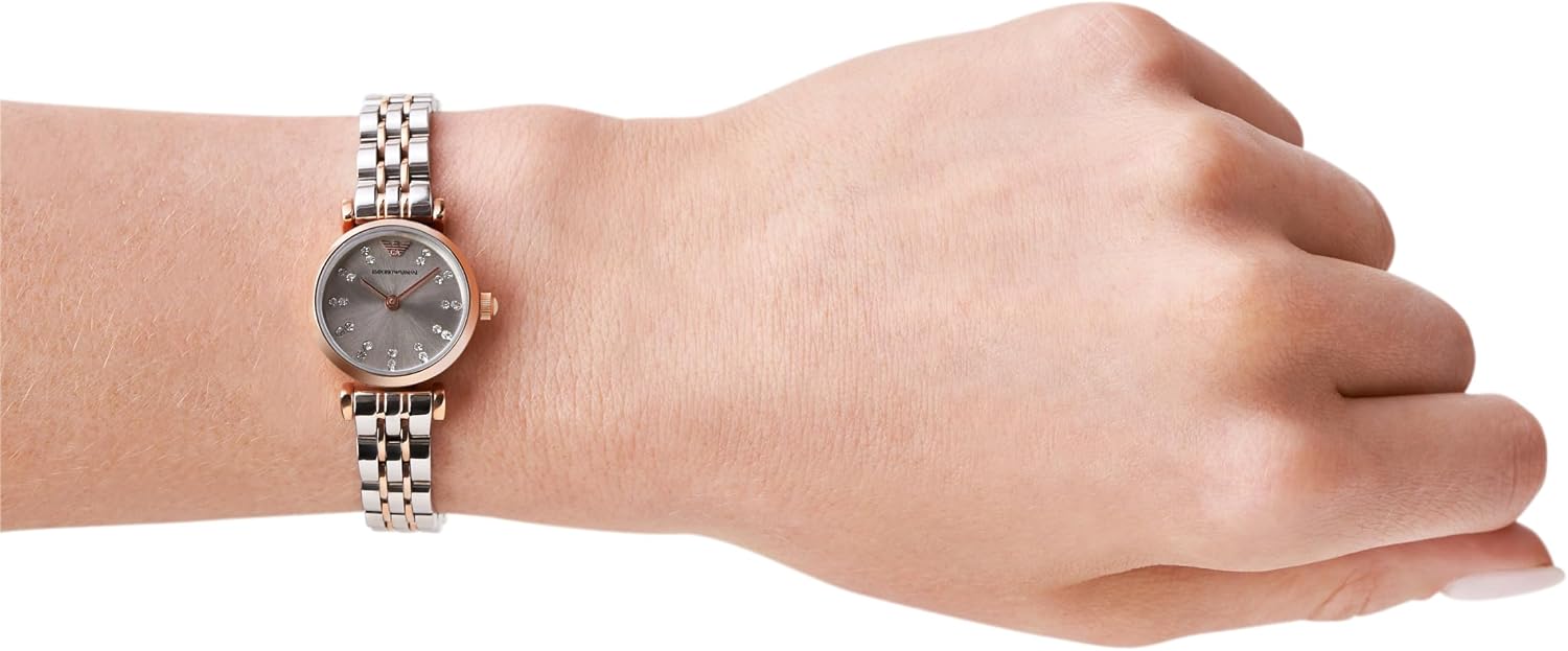 Emporio Armani Women's Dress Watch with Stainless Steel Band