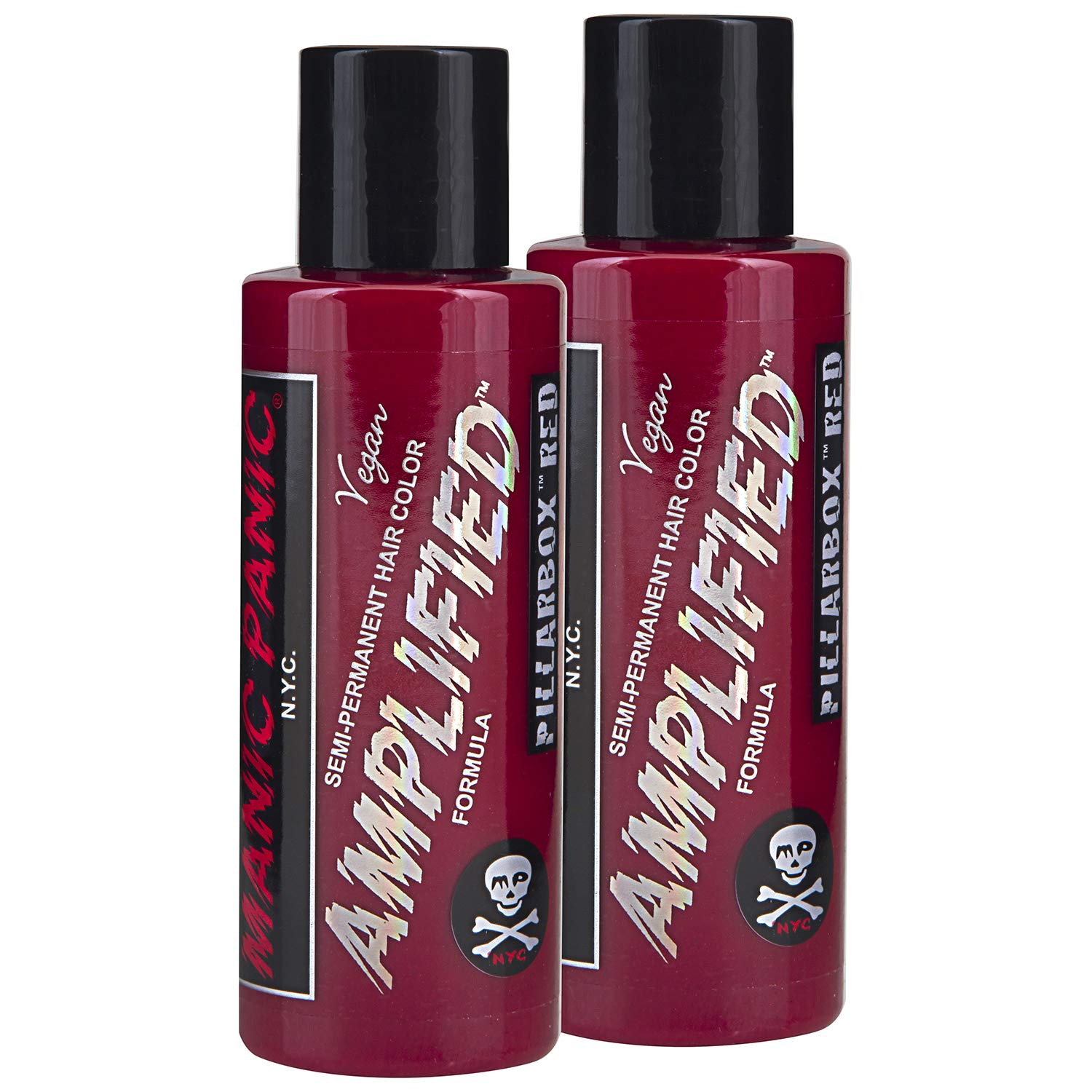 MANIC PANIC Cotton Candy Pink Hair Color - Amplified - Semi Permanent Hair Dye - Bright Pink Cool Toned Color - Glows in Blacklight - Vegan, PPD & Ammonia-Free - For Coloring Hair on Women & Men