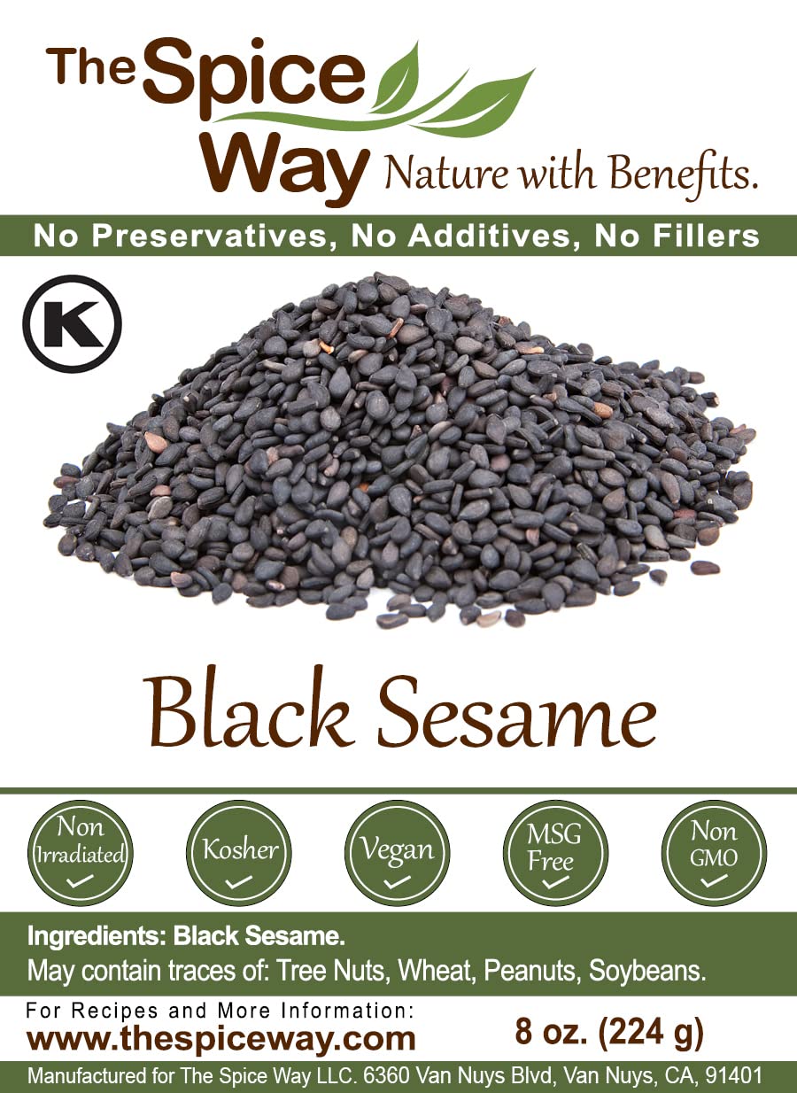 The Spice Way Black Sesame Seeds - 8 oz
