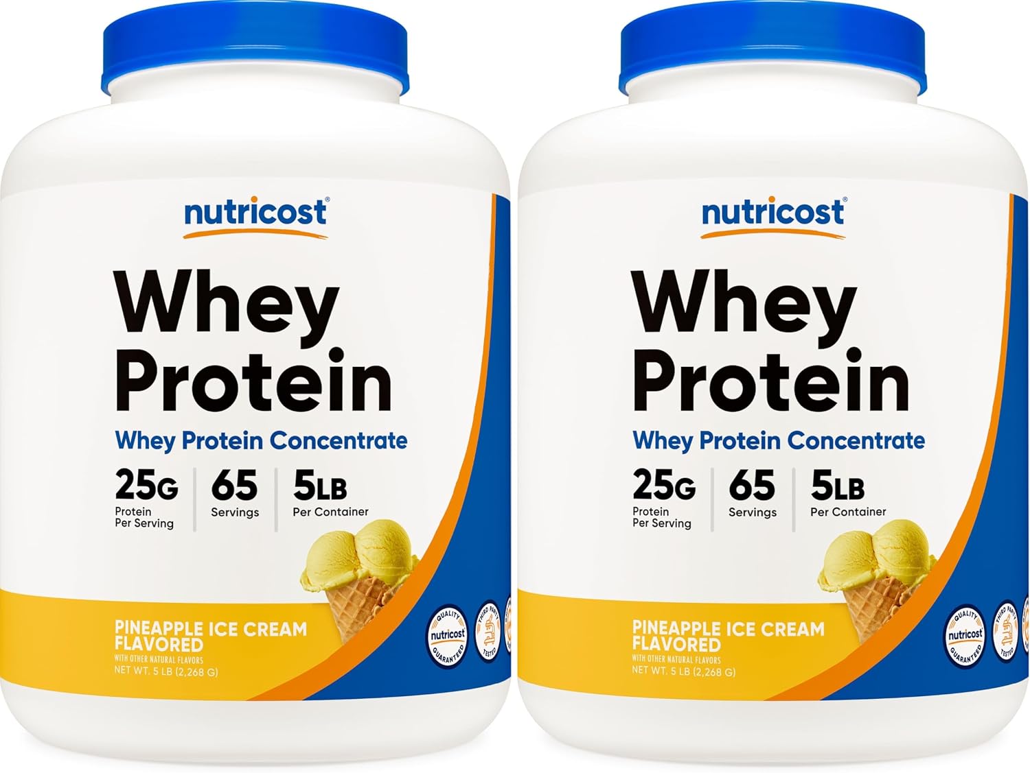 Nutricost Whey Protein Concentrate Powder (Unflavored) 2LBS, Gluten Free | GMO-Free
