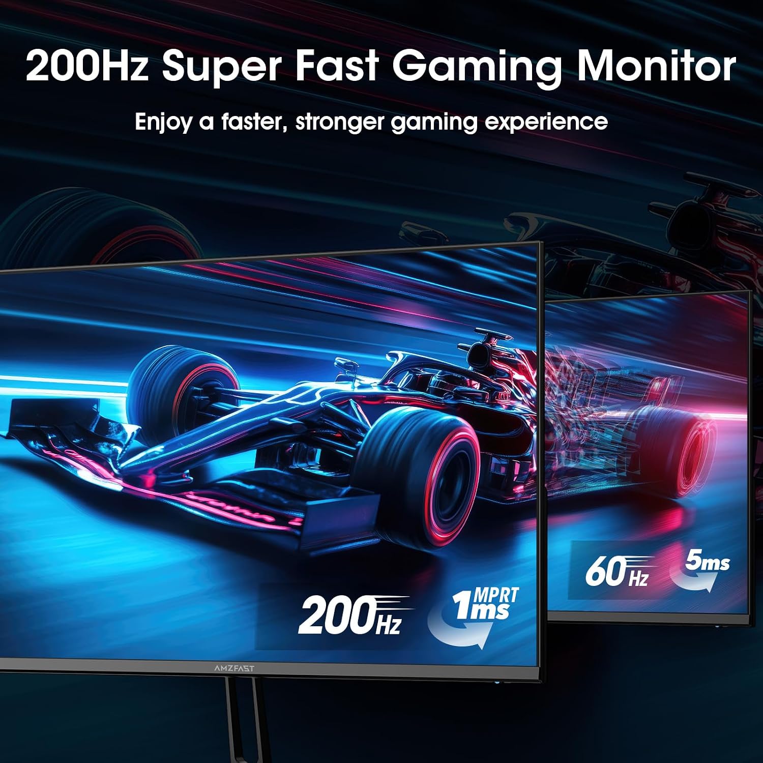 Amzfast 34 Inch Curved Monitor 240Hz UWQHD (3440x1440) Gaming Monitor, 1ms G-SYNC Compatible, 1500R, PIP/PBP, HDR400, 96% DCI-P3, Tilt/Swivel/Height Adjustable, TÜV Rheinland, HDMI 2.1, AMZG34C8 Pro
