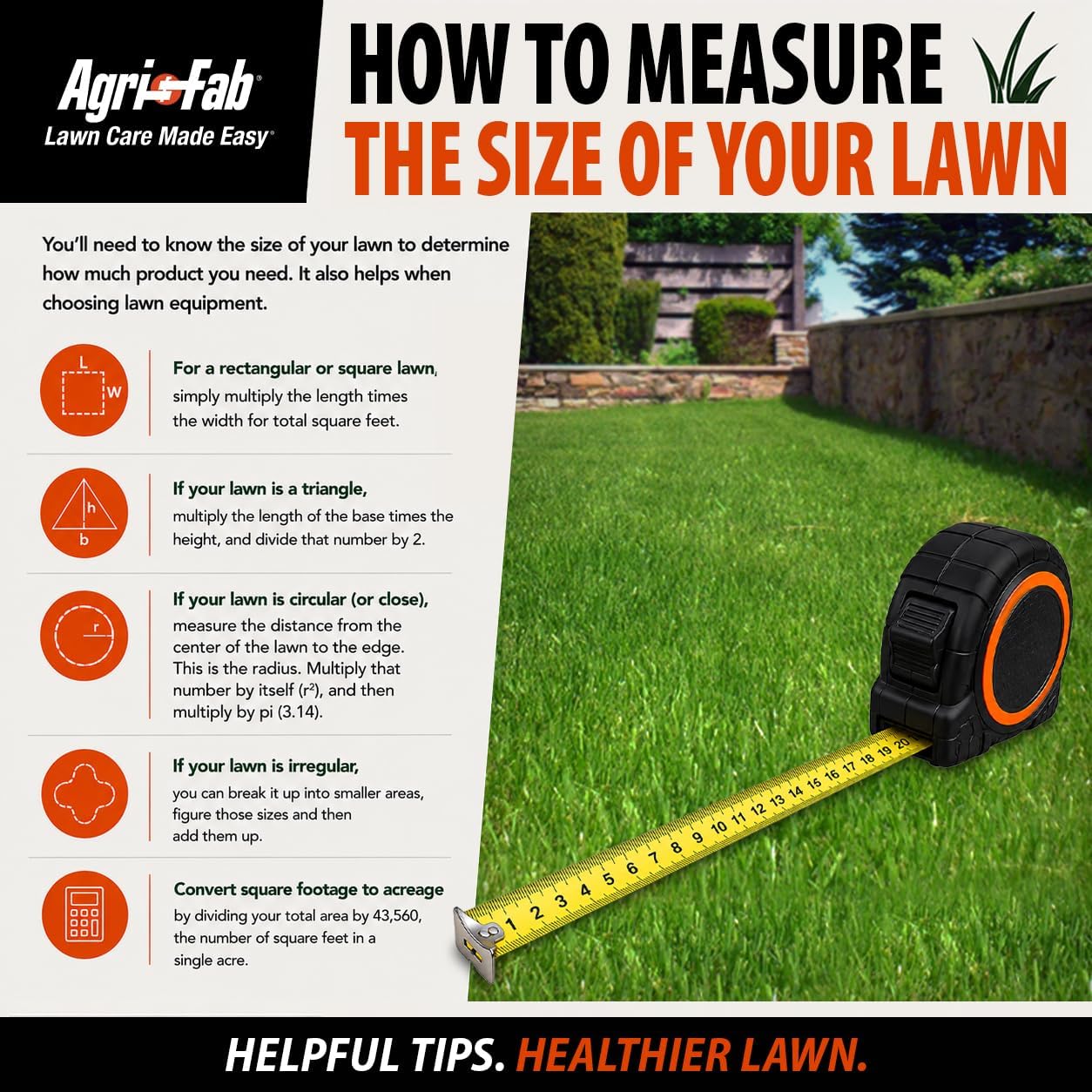 Agri-Fab Push Lawn and Garden Broadcast Spreader for Seed and Fertilizer, 50 lb Capacity Walk-Behind Spreader with Cable Flow Control