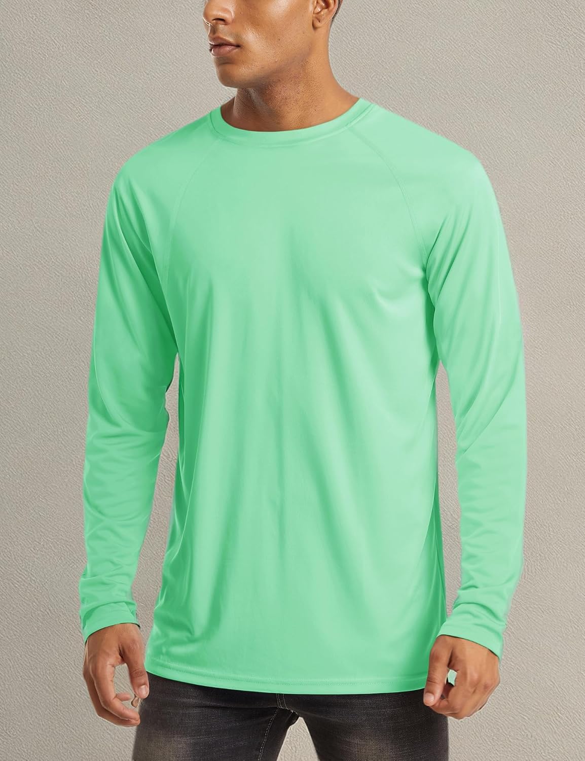 MAGCOMSEN Men's Long Sleeve Shirts UPF 50+ UV Sun Protection Athletic Shirts for Hiking Running Workout Rash Guard