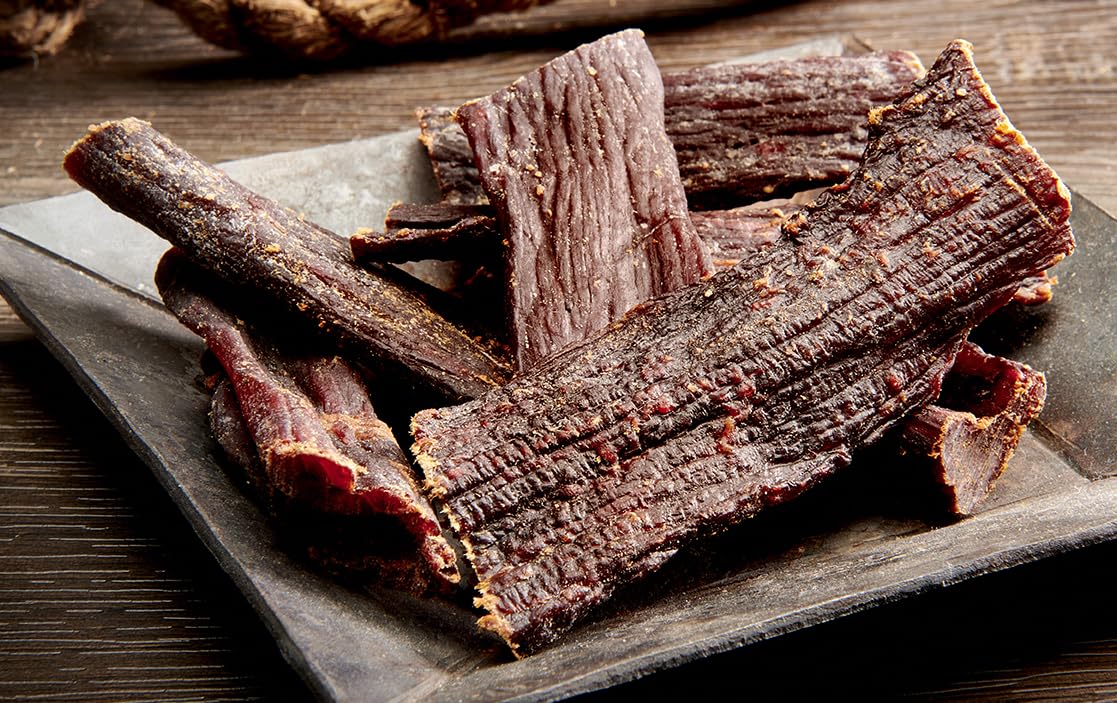 Wild Bill's Hickory Smoked Beef Jerky Strips, 30 Ct, 15 Oz | Keto, Low-Carb And High-Protein, Made In The USA, USDA Inspected, Marinated In Soy Sauce, Garlic, Black Pepper, Chewy Texture