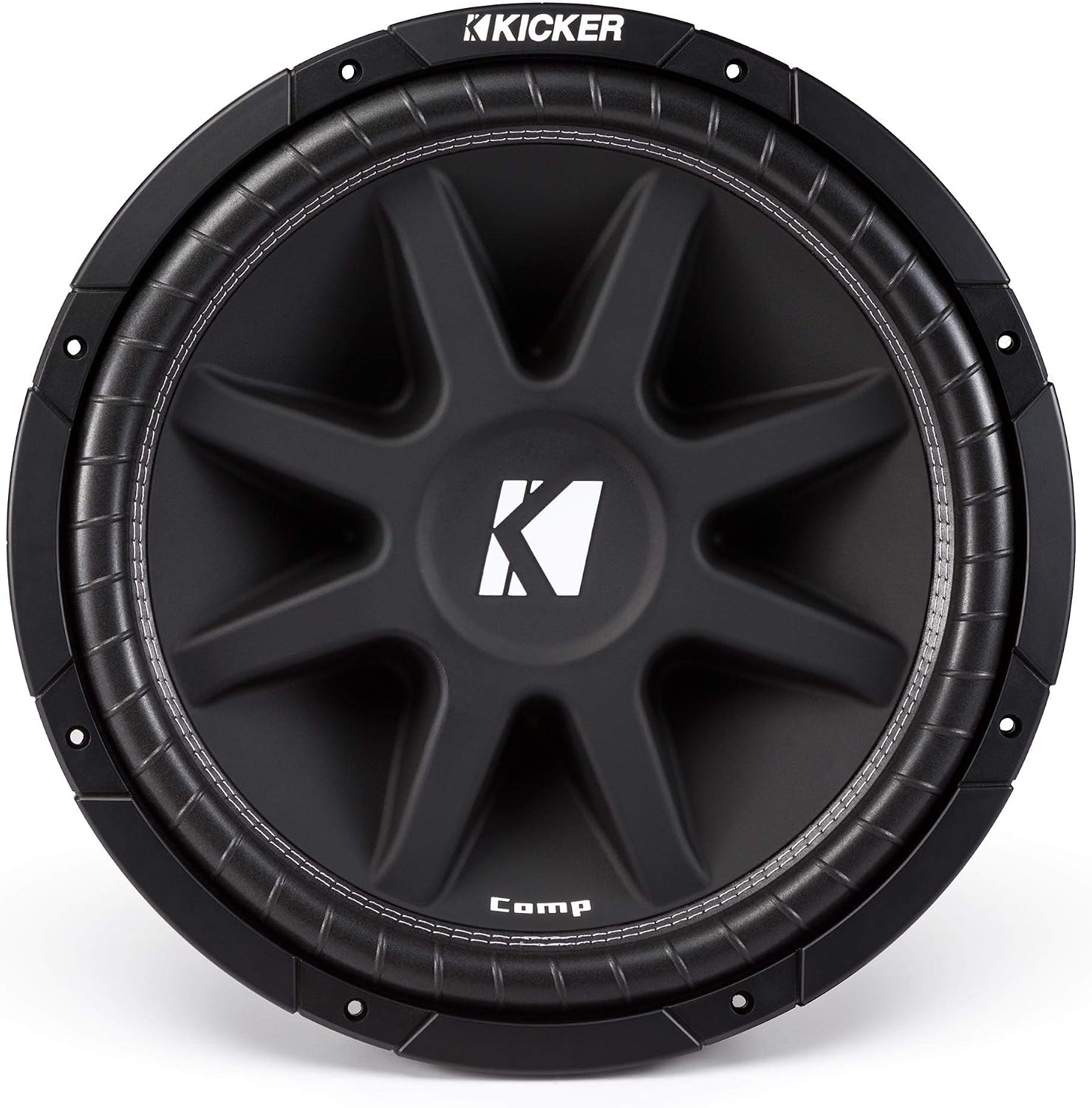 KICKER Comp 15-inch (38cm) Subwoofer, 4-Ohm, RoHS Compliant | Deep low-end punch, ported or sealed box ready, factory system upgrade