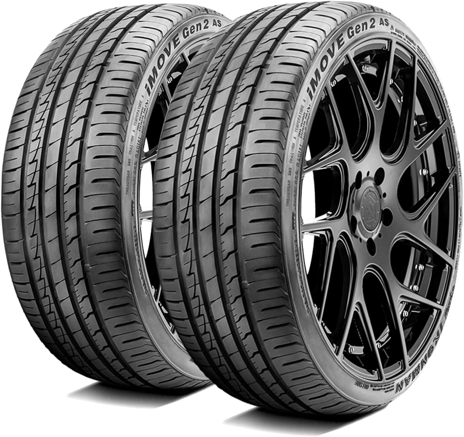 Ironman iMove Gen 2 A/S 225/55R16 99H XL | Passenger Performance All Season Traction 99H Rated Extra Load Radial Construction Black Sidewall Tire