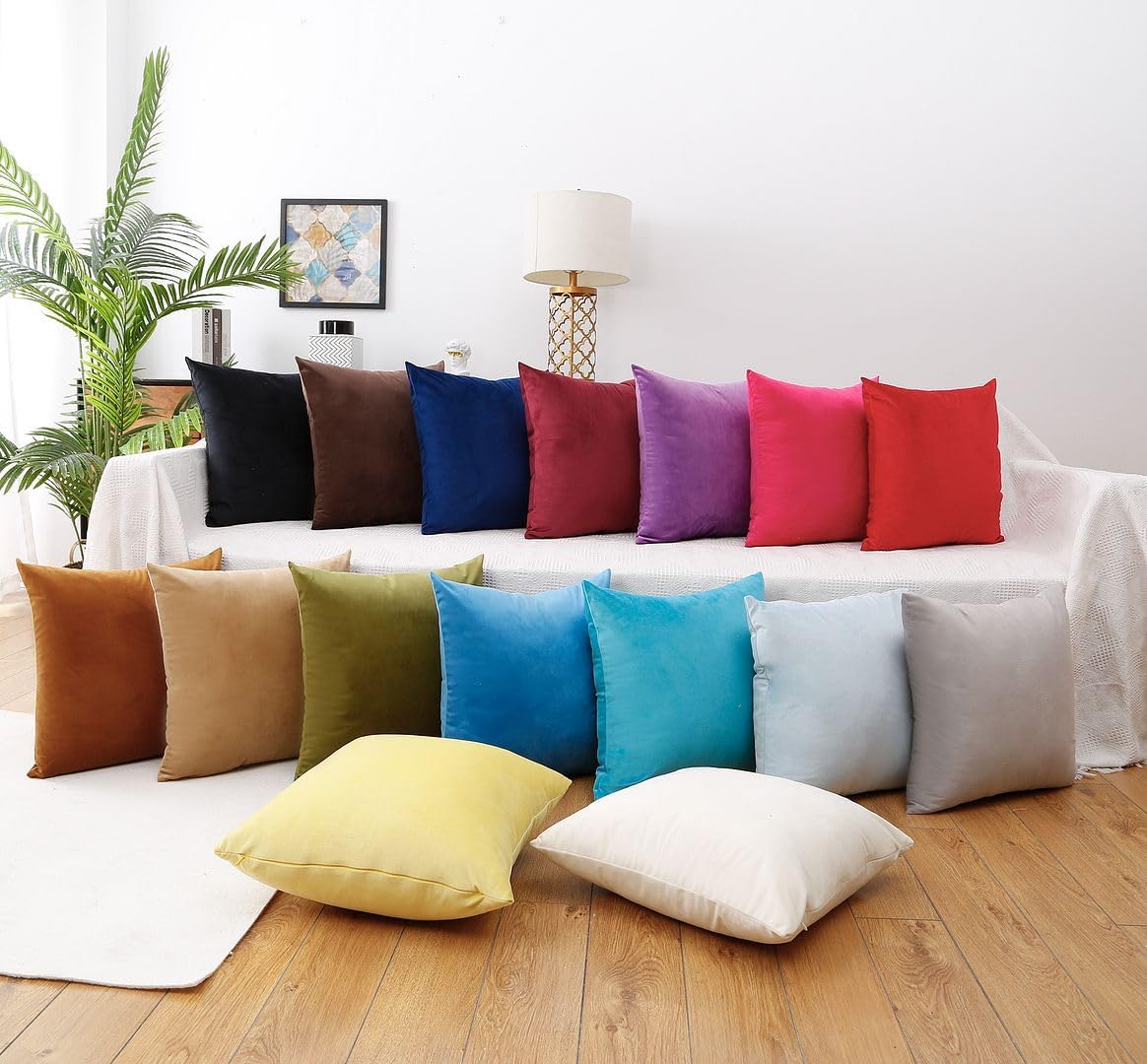 MoonRest® 26x26 Inch Synthetic Down Alternative Square Pillow Insert Form Stuffer for Sofa Shams, Decorative Throw Pillow