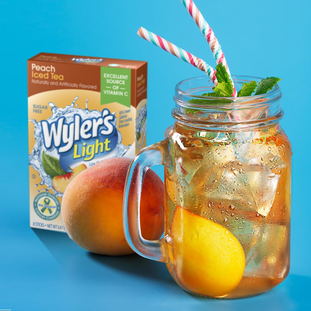 Wyler’s Light Singles To Go Drink Mix, Cherry Limeade, 8 Count (Pack of 3)