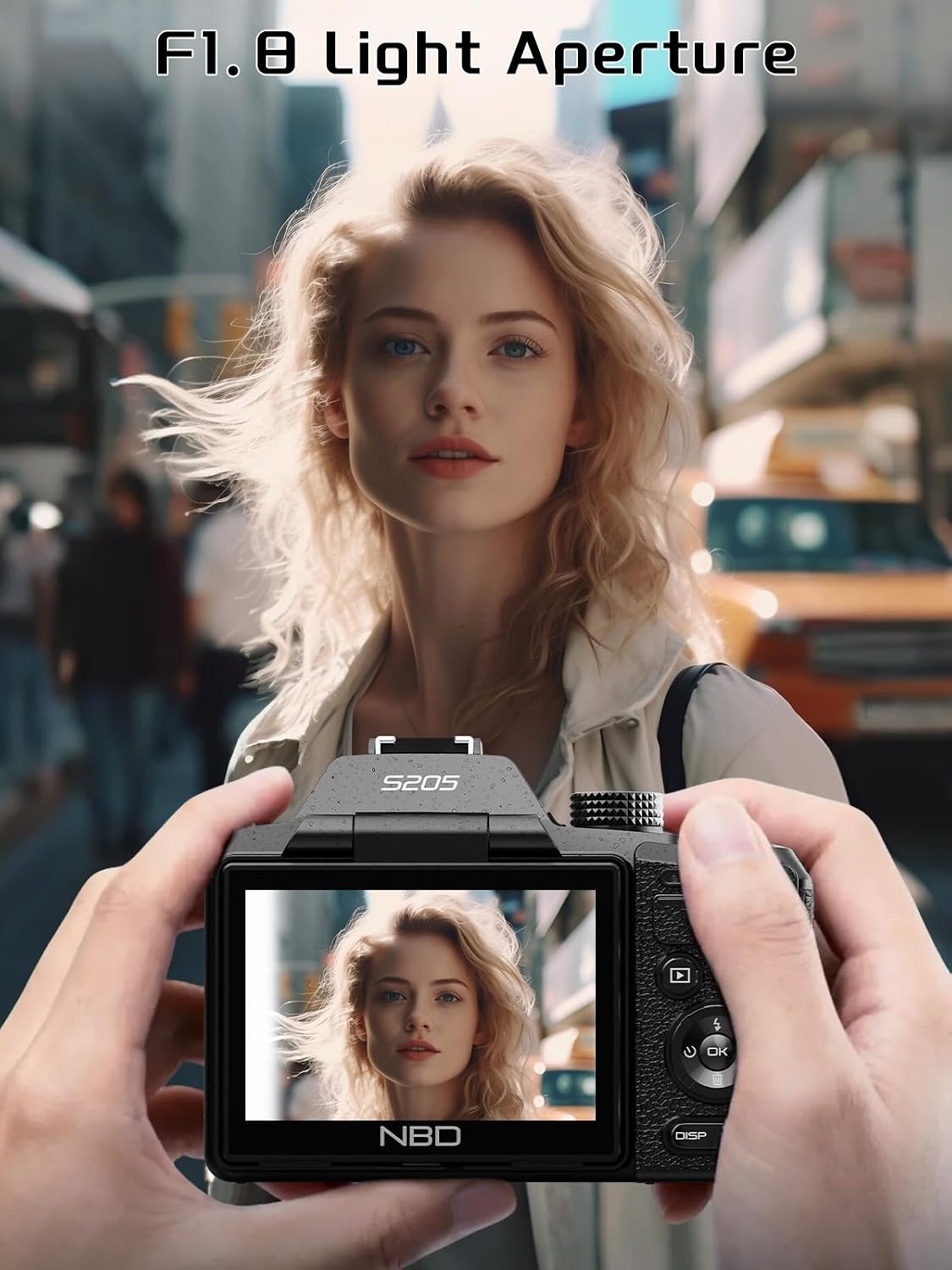 64MP 8K Cameras for Photography with 2.8" Flip Screen & Hot Shoe, 16X Zoom, WiFi, Autofocus – Vlogging Camera for YouTube