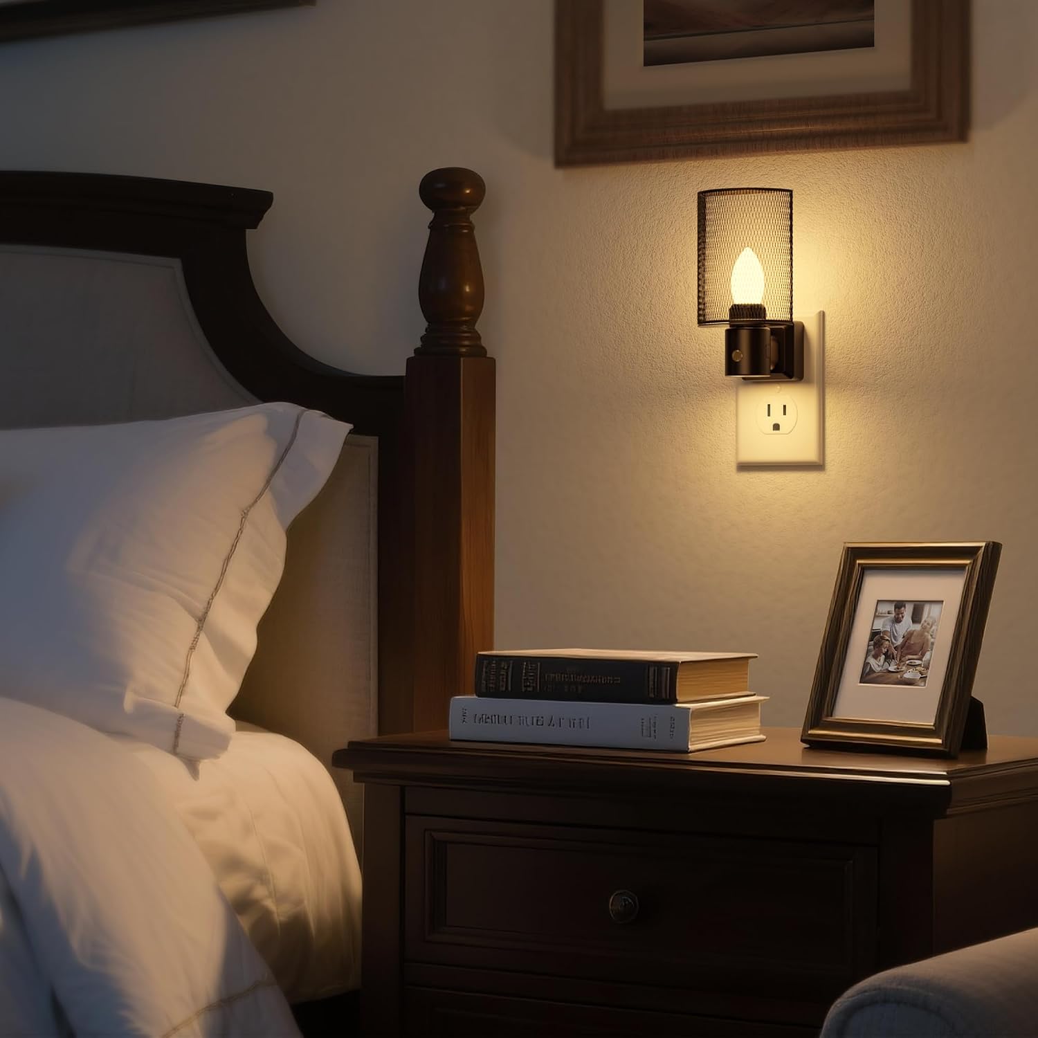 DORESshop Nights Lights Plug Into Wall, Plug in Night-Light, 3000K