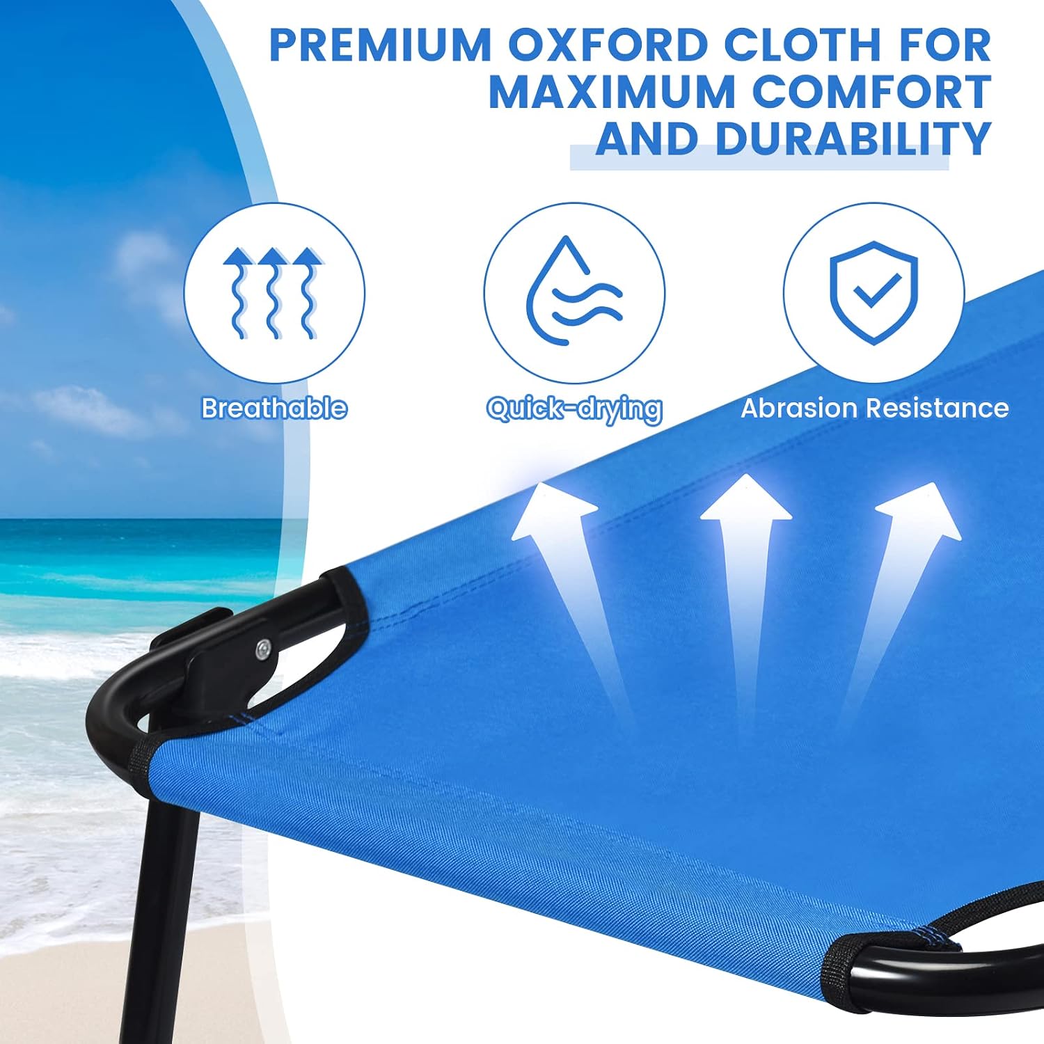 Goplus Folding Camping Cot, Sleeping Cots for Adults Kids