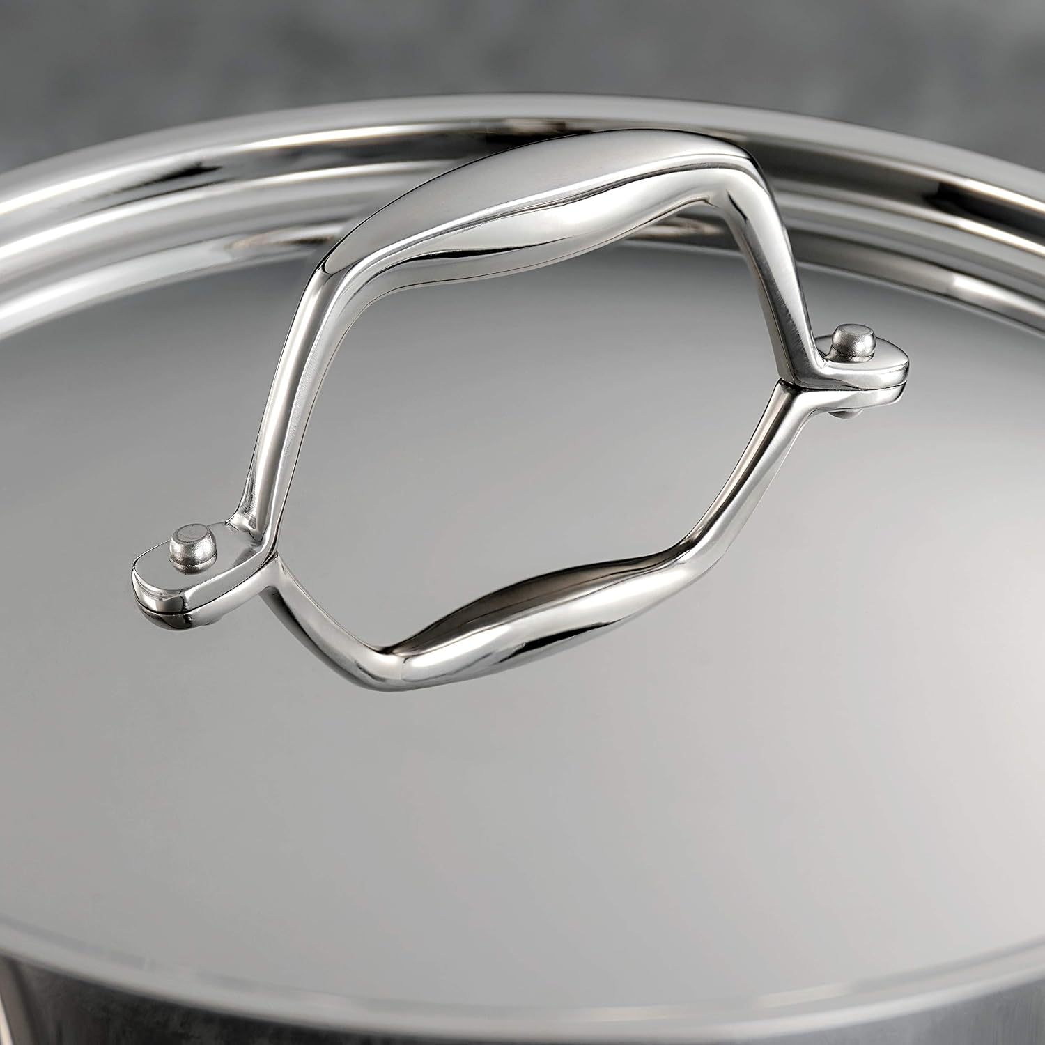 Tramontina Signature Tri-Ply Clad Stainless Steel 12-Inch Large Frying Pan | Induction-Ready Skillet, Dishwasher-Safe, NSF-Certified