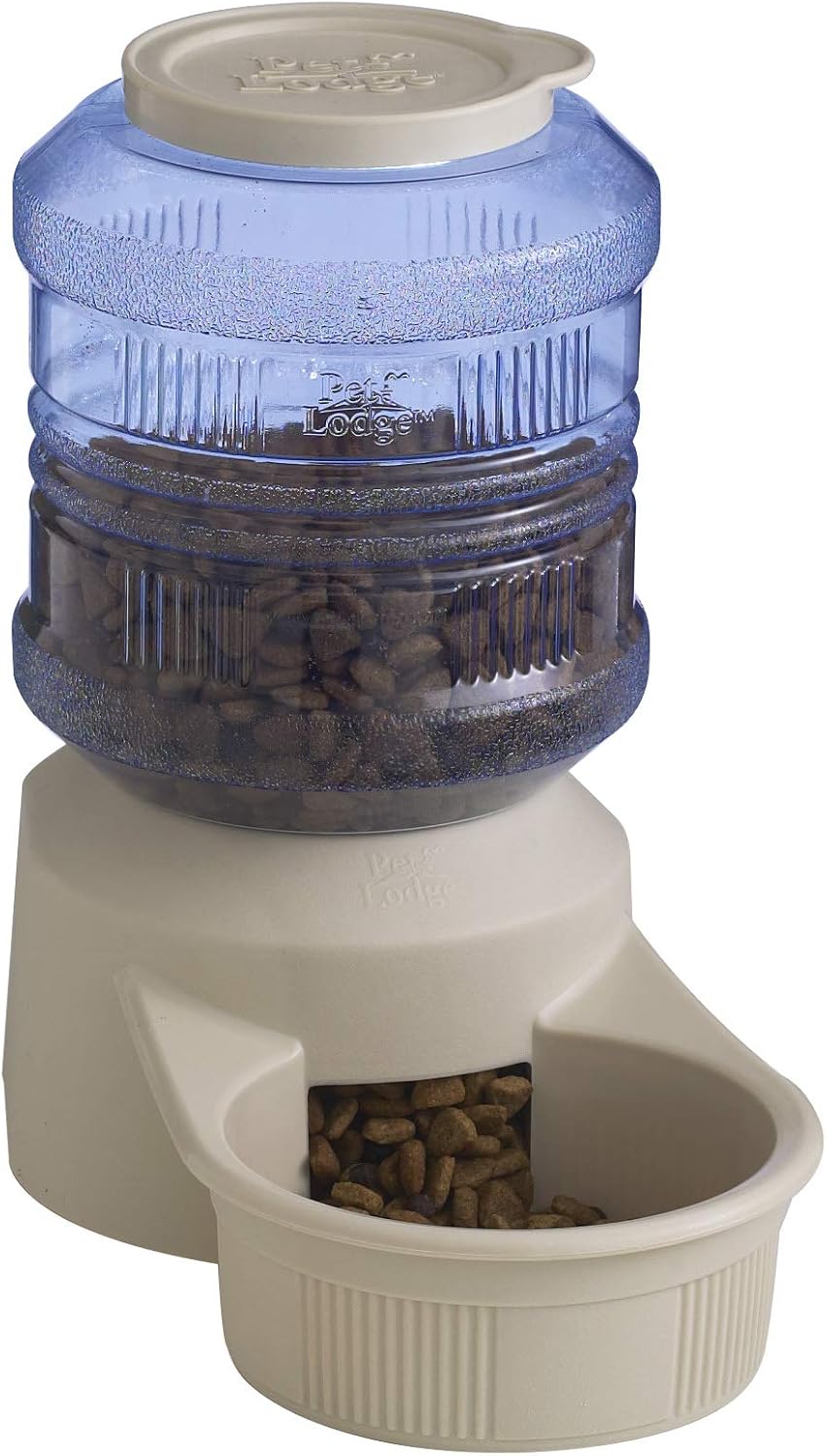 Pet Lodge® Chow Tower Deluxe | Gravity Pet Feeder | Dog Food Dispenser | Automatic Dry Food Dispenser (16 Pound)