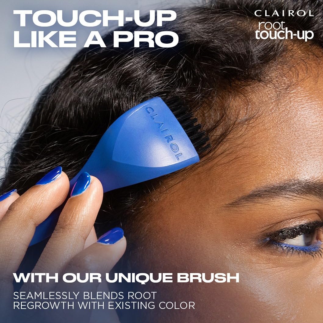Clairol Root Touch Up Permanent Hair Dye, 6 Light Brown, Pack of 2