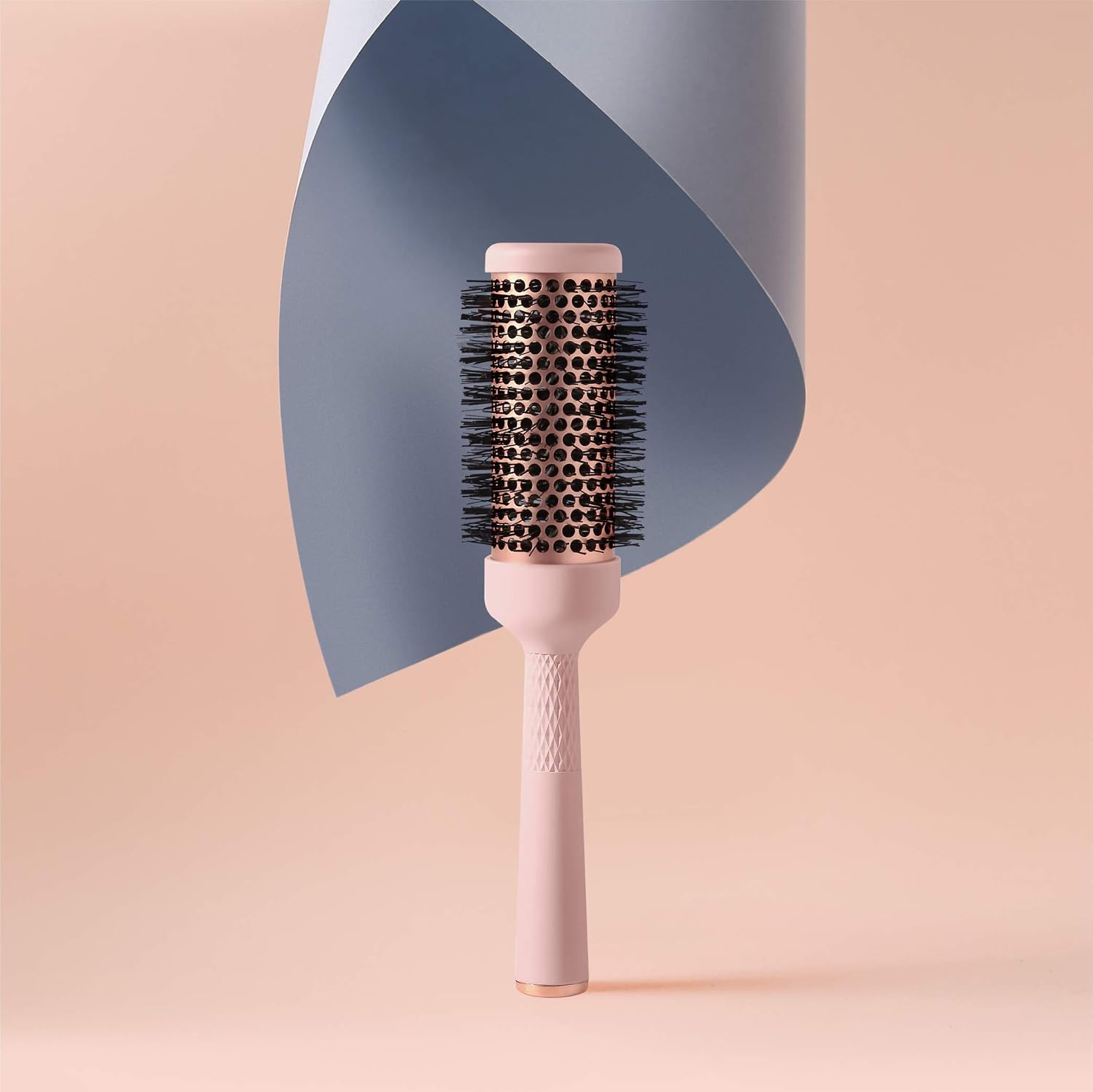 Magic Curling Round Brush (1 Inch) - Non-electronic, Self-Standing Round Brush, Great Blowout, Ceramic Coated Barrel, Quick Styling