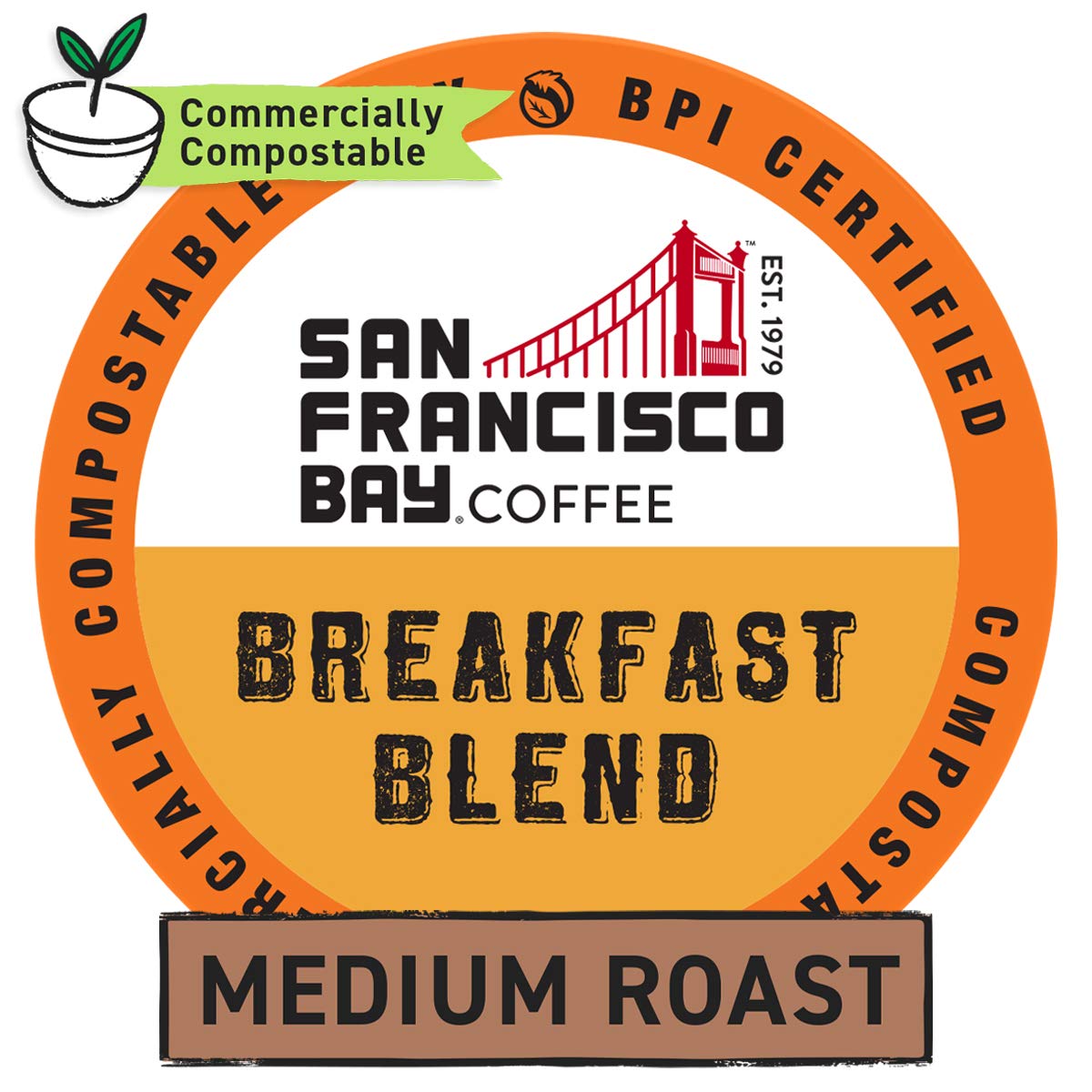 San Francisco Bay French Roast K-Cup Compatible Coffee Pods, 36 ct