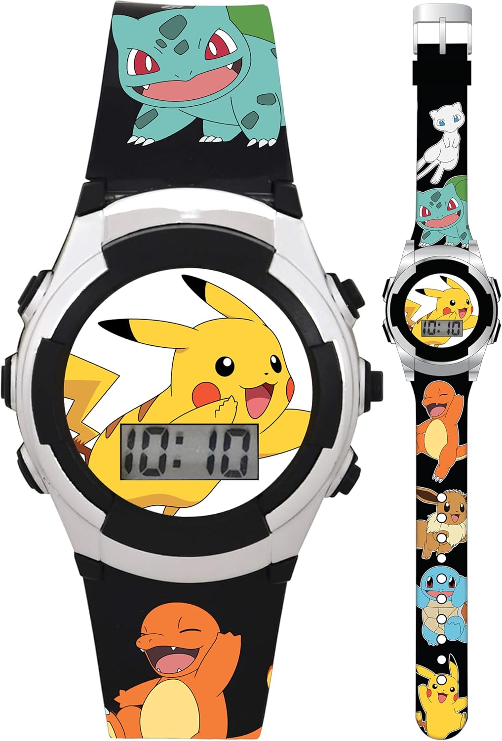 Accutime Kids Pokemon Digital LCD Quartz Watch for Boys, Girls, and Adults All Ages