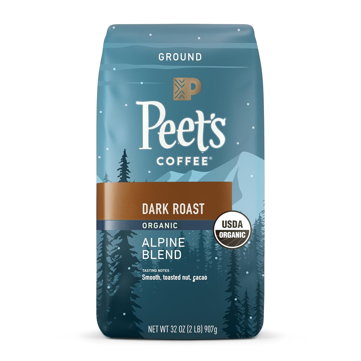 Peet's Coffee, Dark Roast Ground Coffee, 100% Arabica Coffee - Major Dickason's Blend 18 Ounce Bag