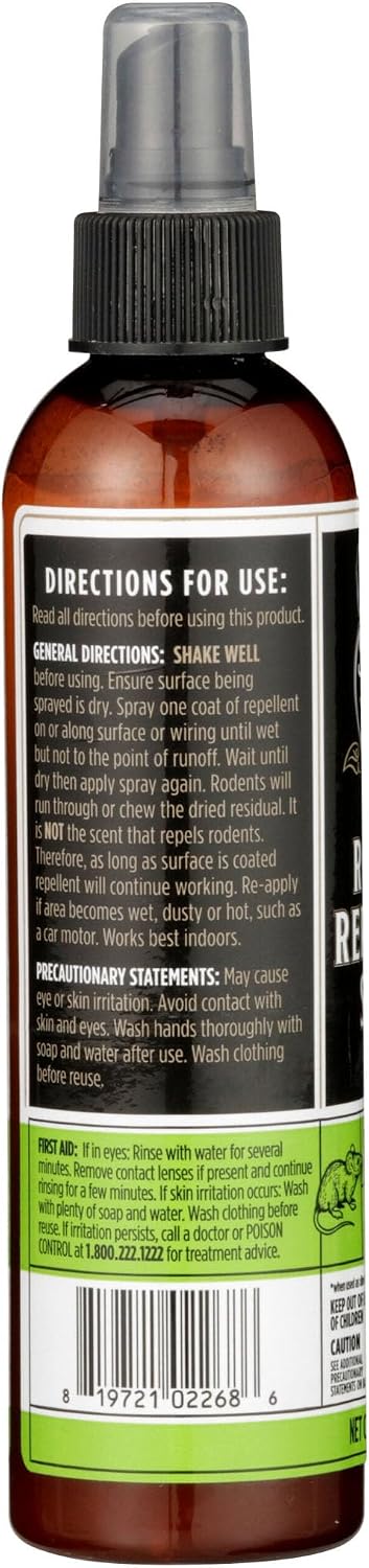 Grandpa Gus's Rodent Repellent Spray, Natural Peppermint Oil, 16 Fl Oz