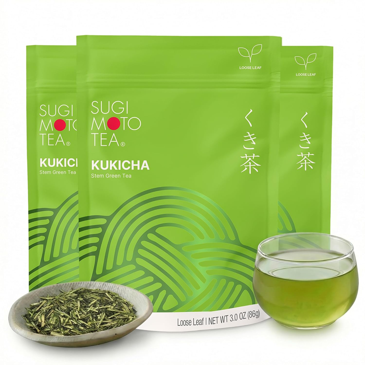 SUGIMOTO TEA Japanese Sencha Fukamushi Green Tea Loose Leaf Bulk 1.0 lb (454 g)