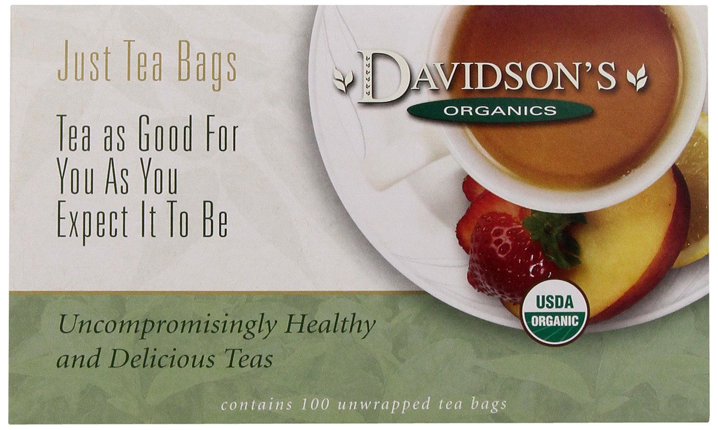 Davidson's Organics, Yerba Mate, 100-count Unwrapped Tea Bags