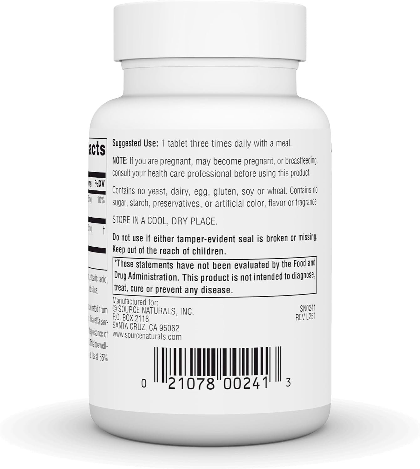 Source Naturals Boswellia Extract, Dietary Supplement* - 50 Tablets
