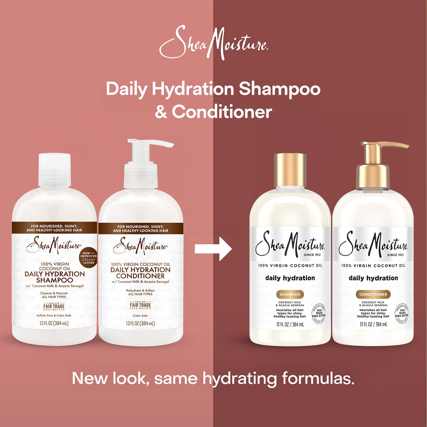 SheaMoisture Coconut Shampoo & Conditioner Set, Daily Hydration