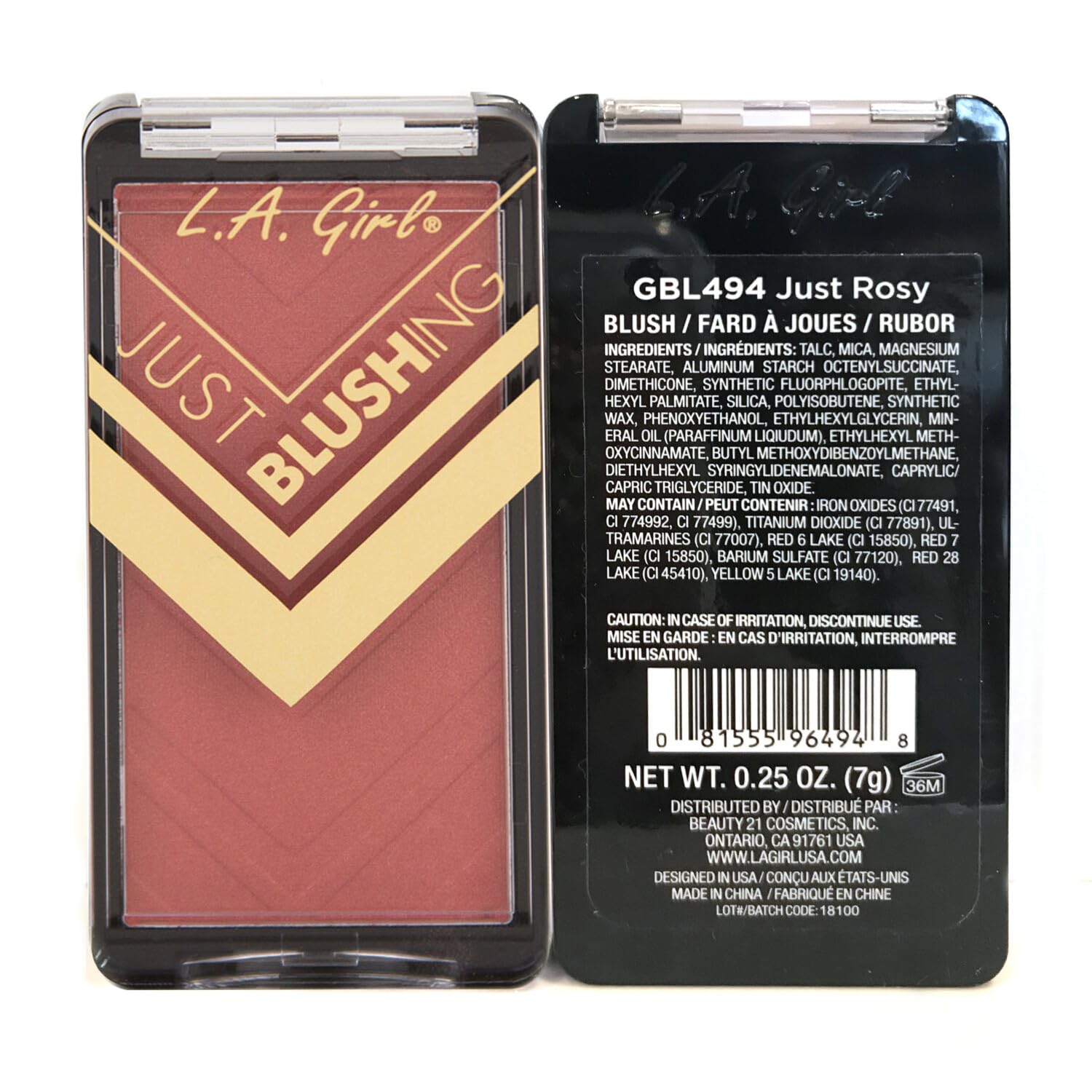 L.A. Girl Just Blushing, Just Because GBL481