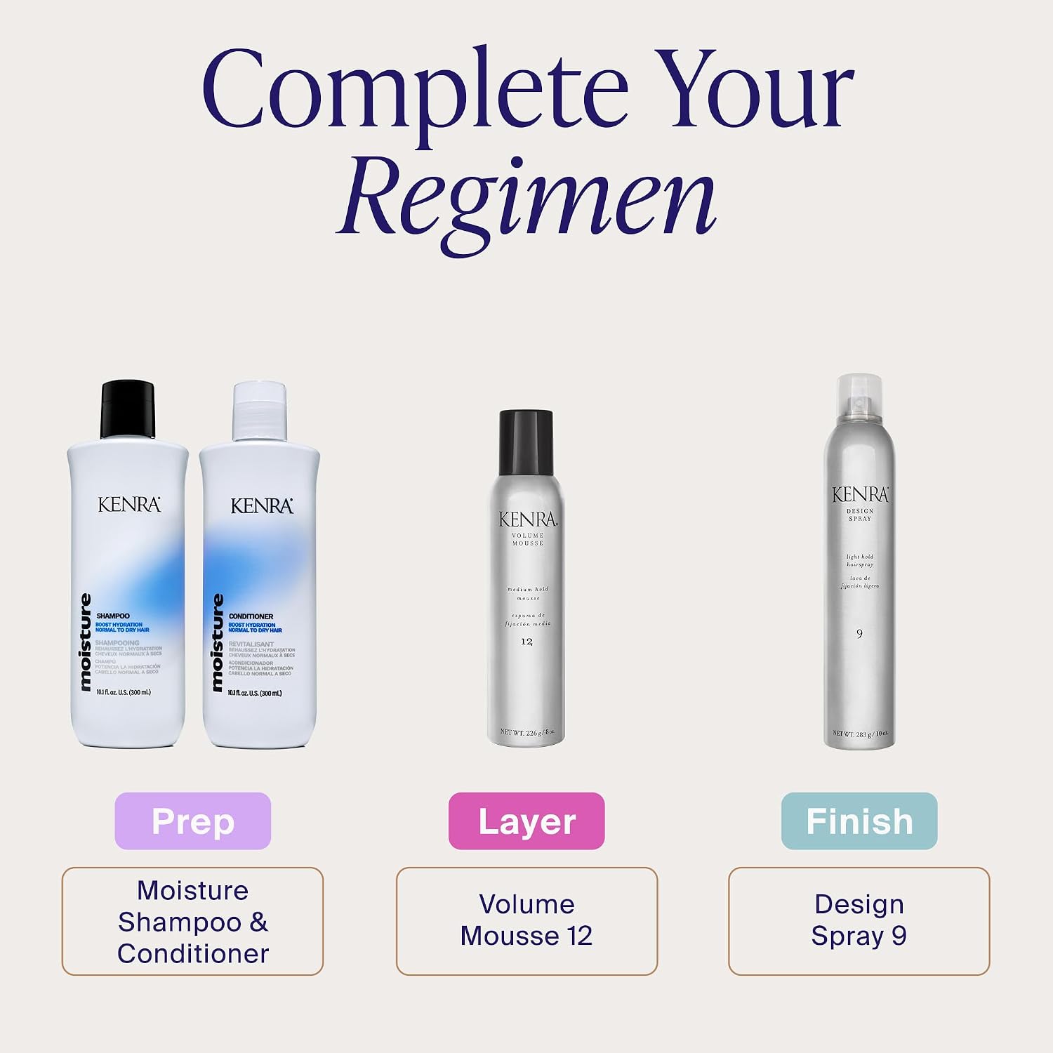 Kenra Design Spray 9 | Light Hold Hairspray | Tames Frizz & Flyaways | Lightweight, Brushable Formula | All Hair Types
