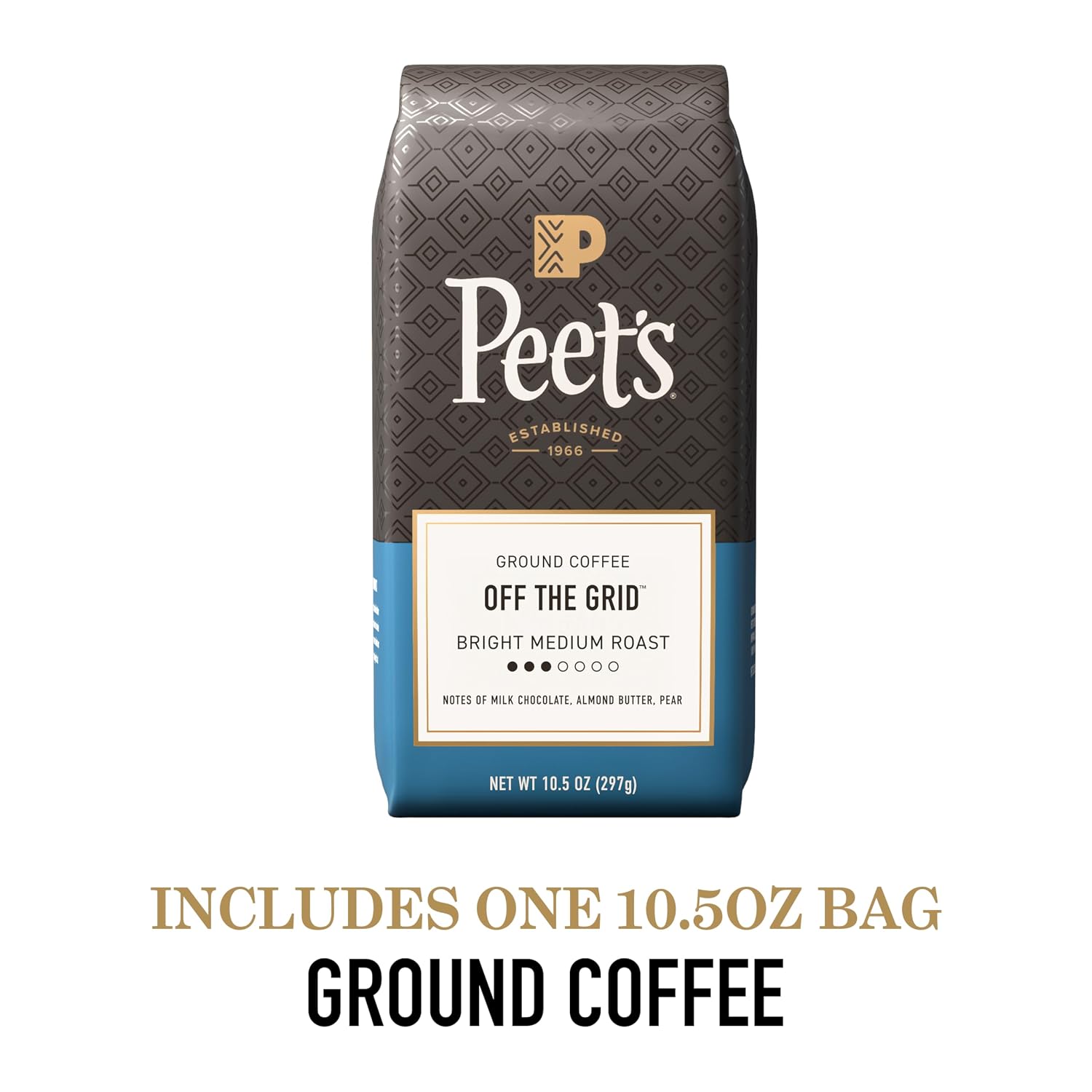 Peet's Coffee Ground Coffee Medium Roast, Big Bang, 18 Ounces