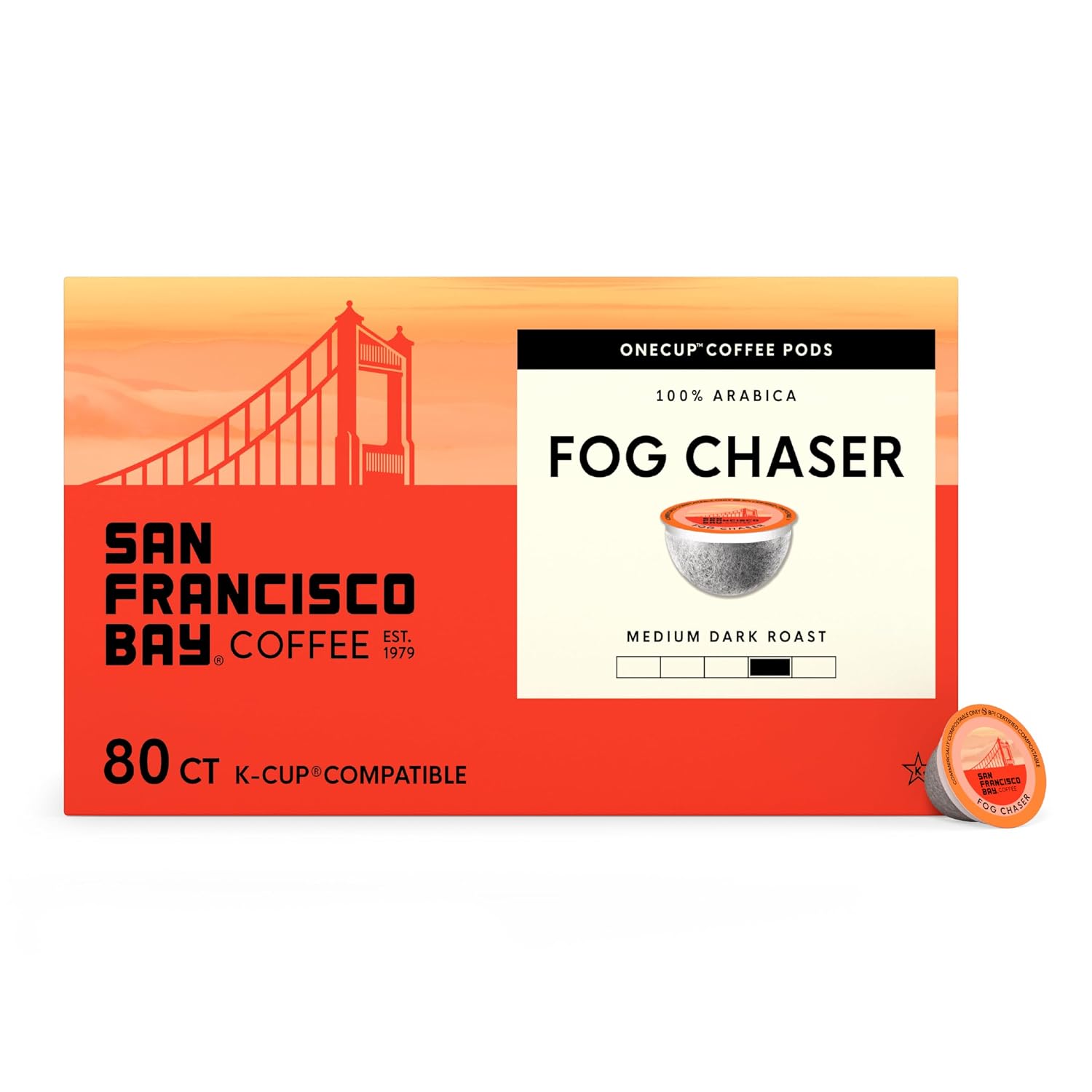San Francisco Bay French Roast K-Cup Compatible Coffee Pods, 36 ct