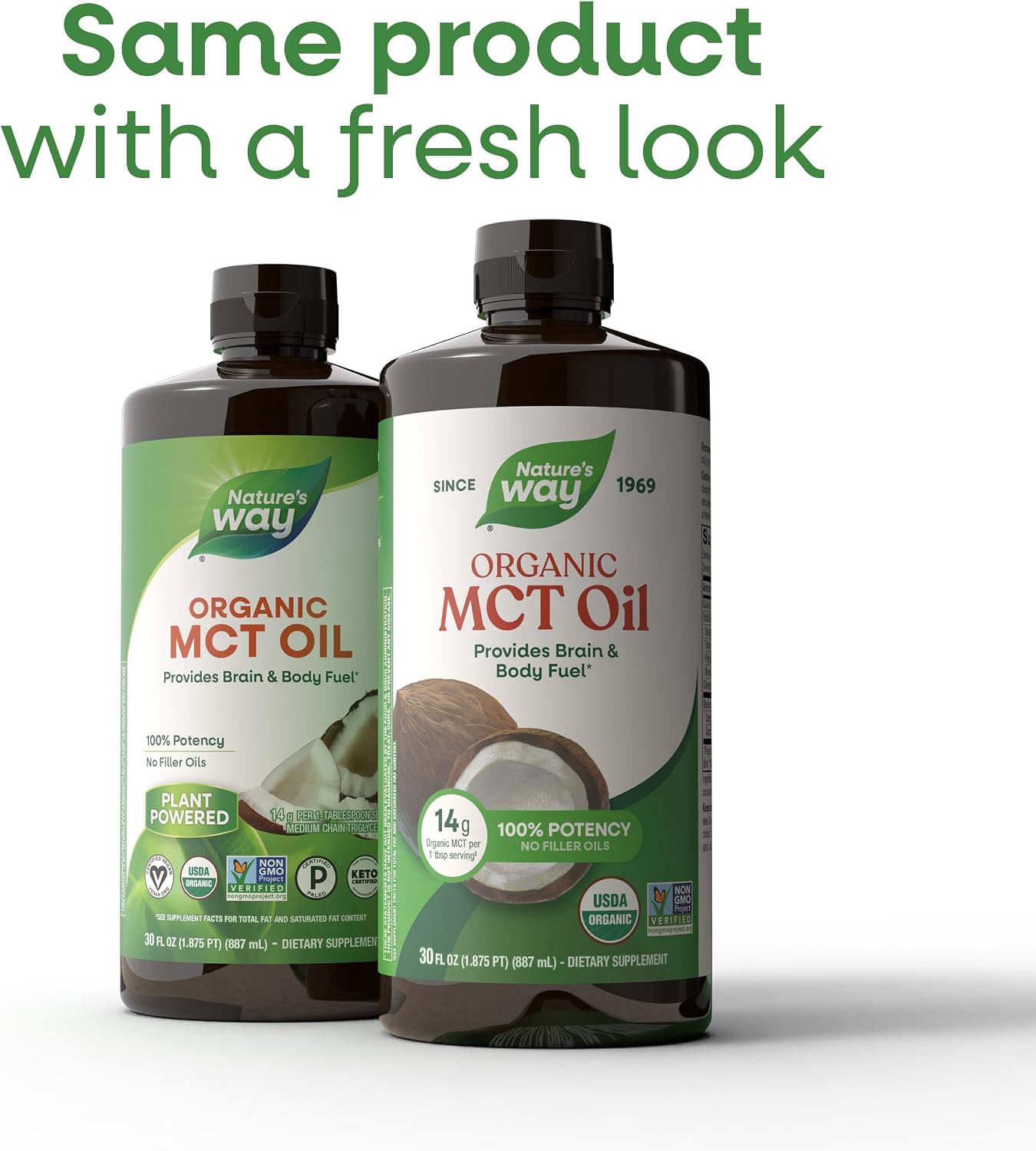 Nature's Way Organic MCT Oil, Brain and Body Fuel*, Keto & Paleo