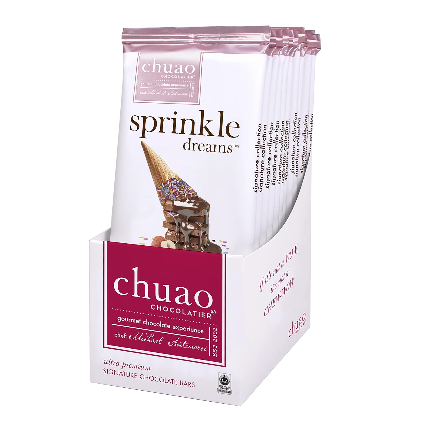 Chuao Chocolatier Ravishing Rocky Road Milk Chocolate Bars | Gourmet Almond Vegan Marshmallows Artisan No Preservatives | 10 Pack (2.8 oz each)