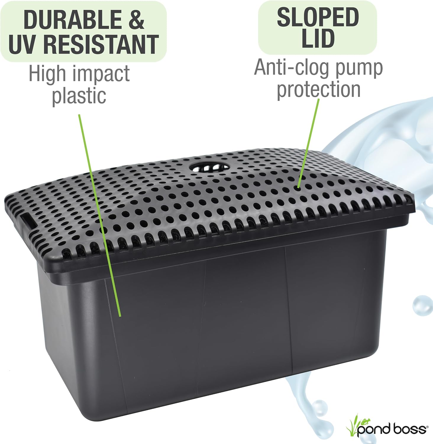 pond boss Medium Filter Kit with Pump for Ponds and Water Features