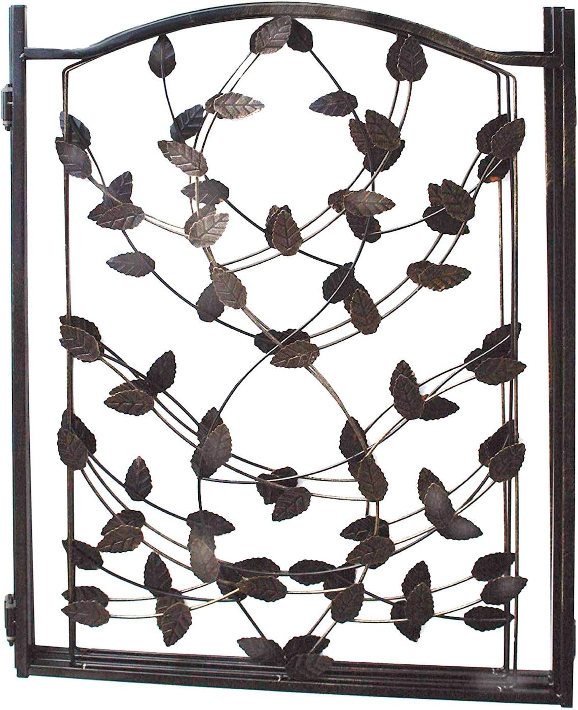 Etna Products TT Leaf Design Metal Pet Gate