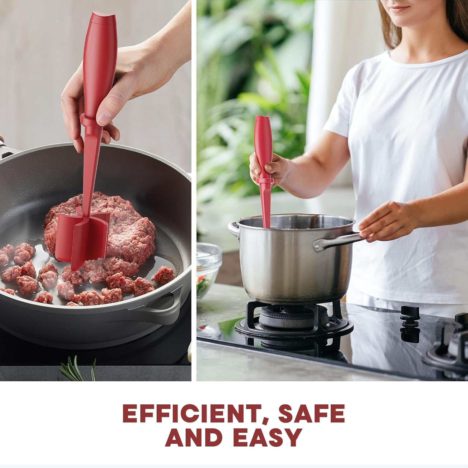 PGYARD Meat Chopper Hamburger Grinder, Kitchen Smasher for Ground Beef