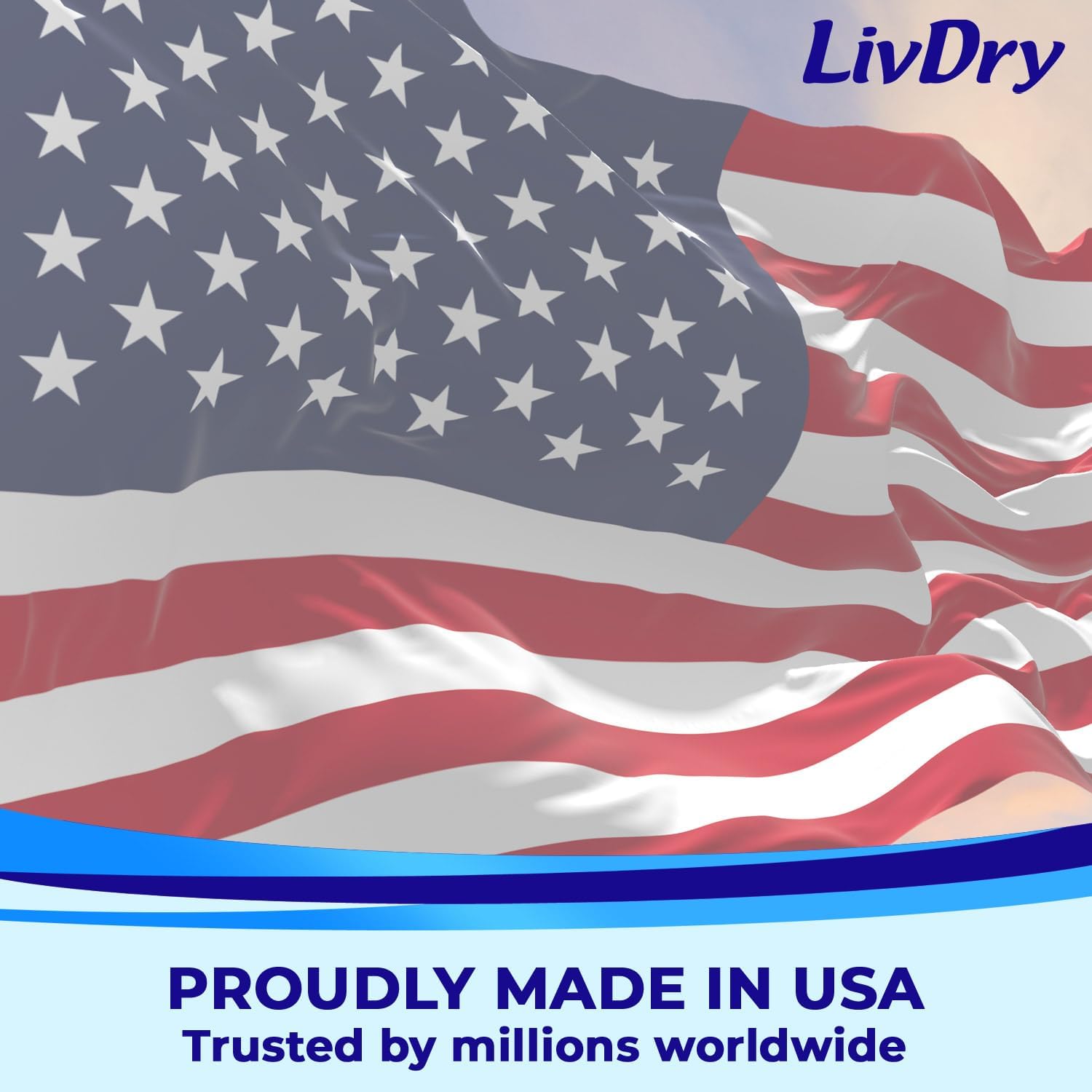 LivDry Adult Incontinence Underwear, Extra Absorbency Adult Diapers, Leak Protection, Large, 72-Pack