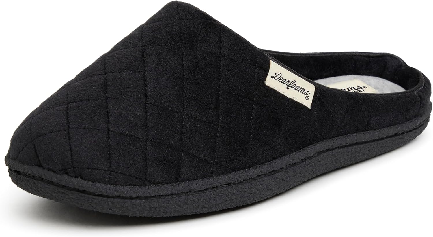Leslie Terry Clog House Shoes with Memory Foam, Indoor Slippers with Wide Widths