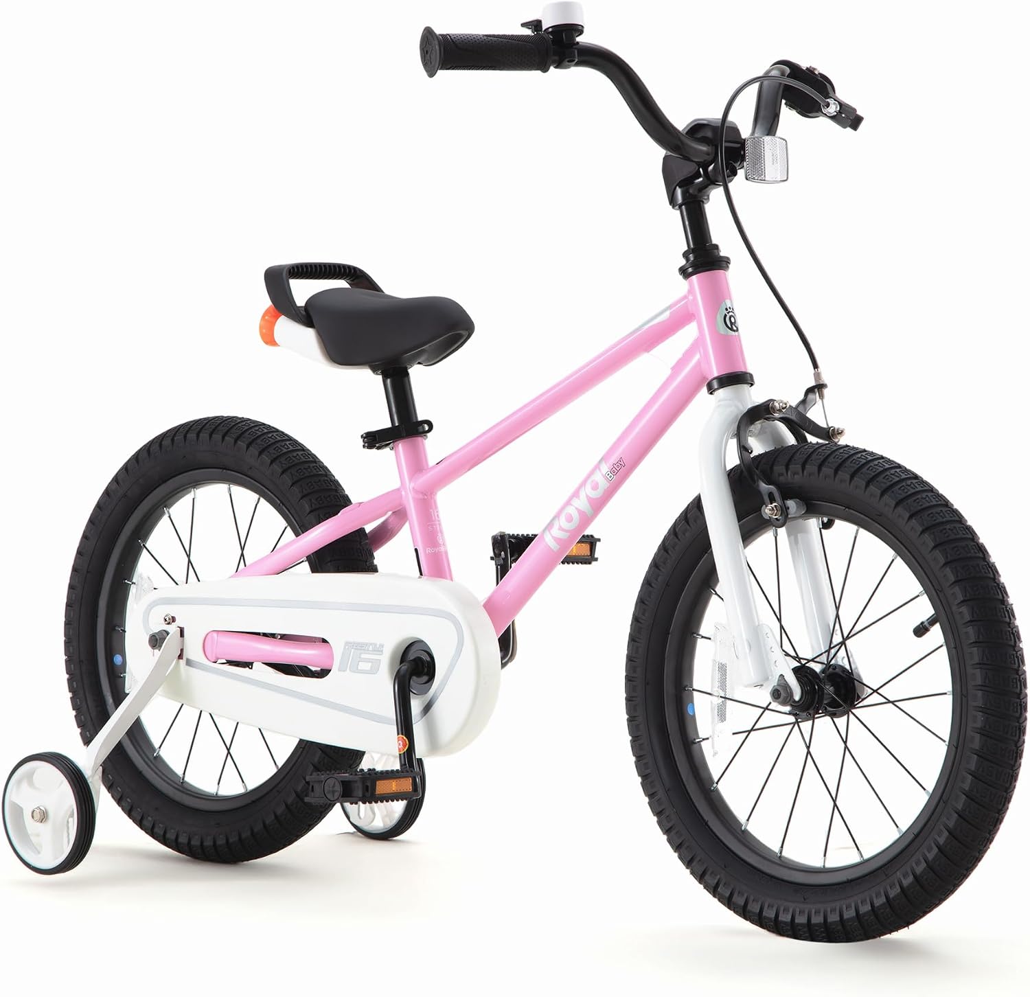 RoyalBaby Freestyle Kids Bike 12 14 16 Inch with Training Wheels, 18 Inch with Kickstand, Bicycle for Ages 3-10 Years Boys Girls