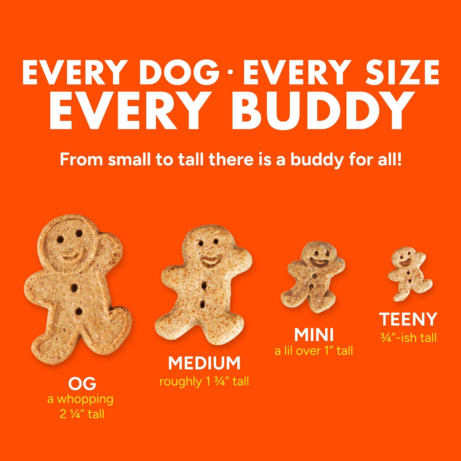 Buddy Biscuits Grain Free Dog Treats, Baked in USA, Large Size Treat with Natural Peanut Butter 14 oz.