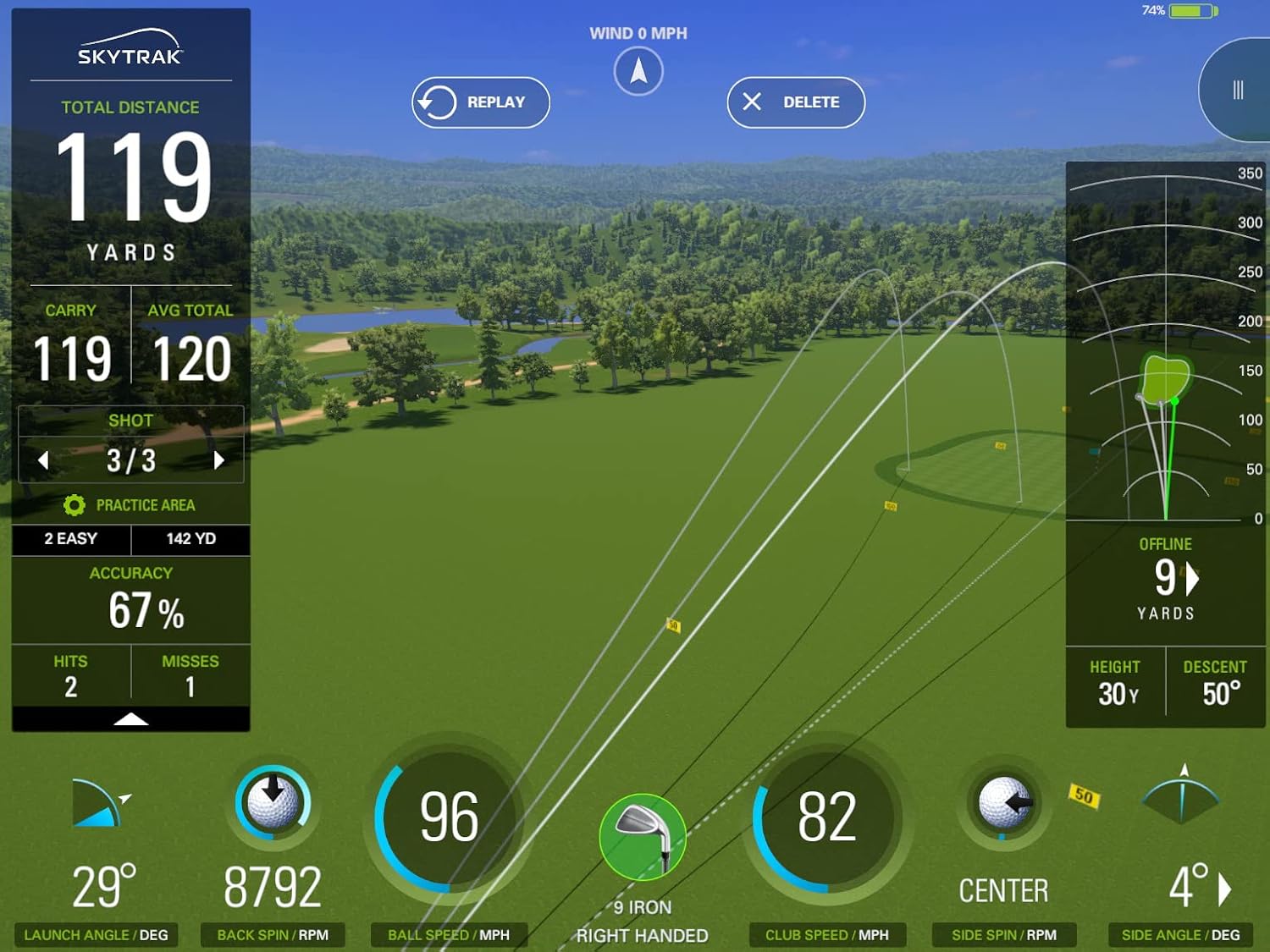 Golf Launch Monitor and Golf Simulator with Metal Protective Case
