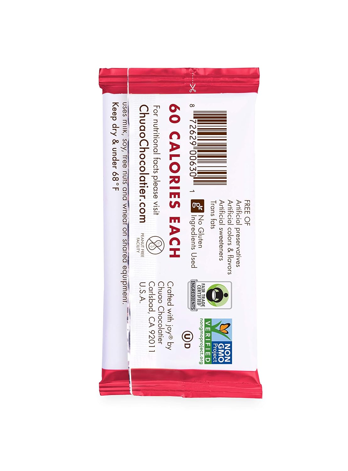 Chuao Chocolatier Sweet & Salty Milk Chocolate Mini Bars | Gourmet Sea Salt European No Preservatives | For Gift Baskets, Gifts for Women, Men | 100 Pack