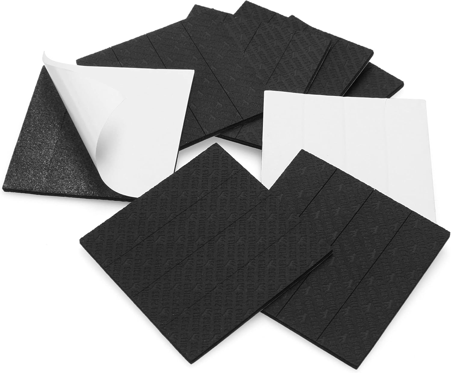 Slipstick GorillaPads CB149 Non-Slip Furniture Pads/Rubber Grippers (Set of 8) Self-Adhesive Furniture Feet Floor Protectors, 1-1/2 inch Round, Black
