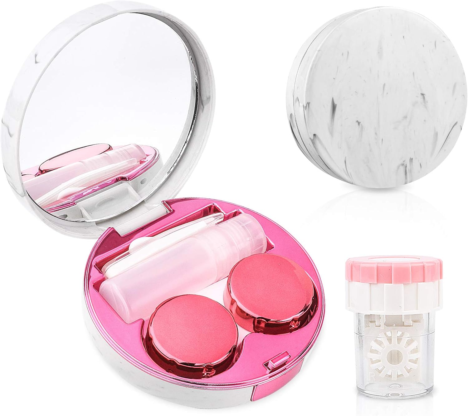 Lasiyanor Contact Lens Travel Kit with Cleaner Washer