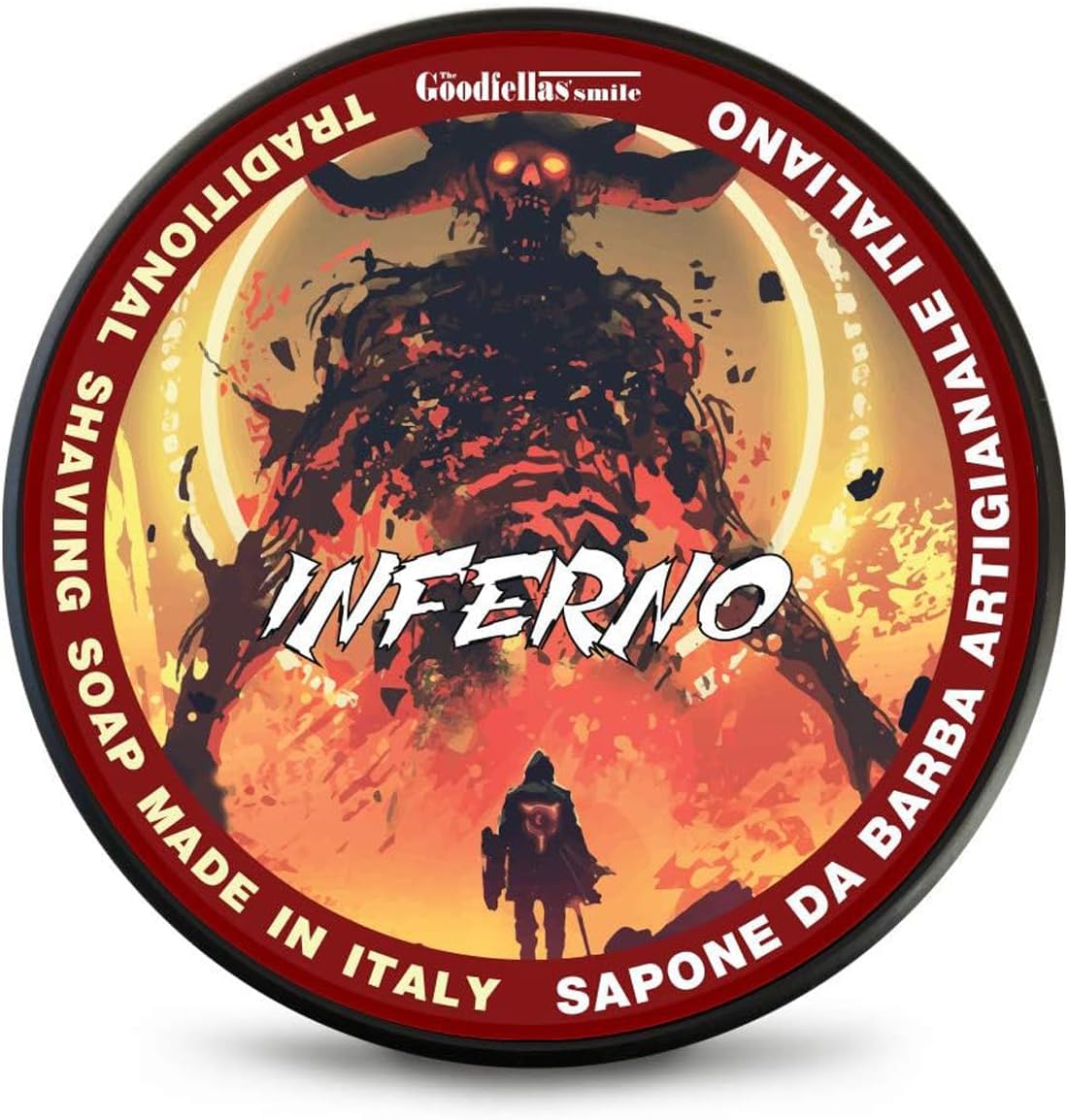 Goodfellas' Smile Inferno Tallow Shaving Soap, Made in Italy
