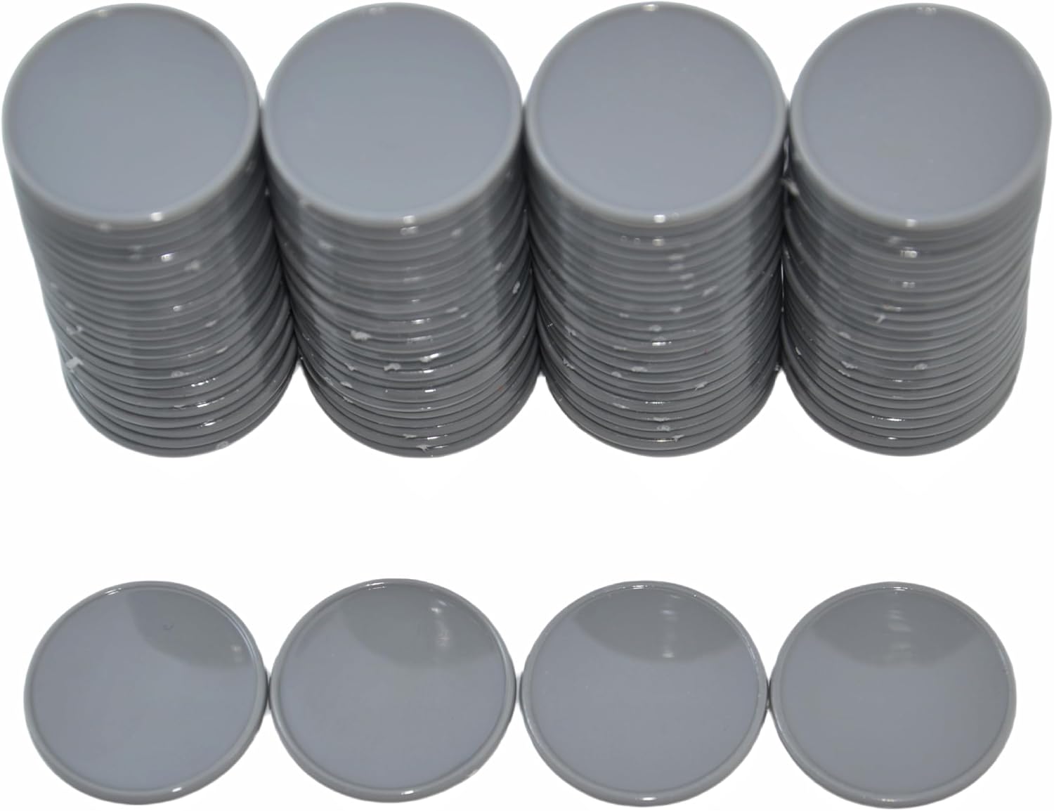Smartdealspro Set of 100 25MM/1 Inch Opaque Plastic Learning Counting Counters Poker Chips (Red)